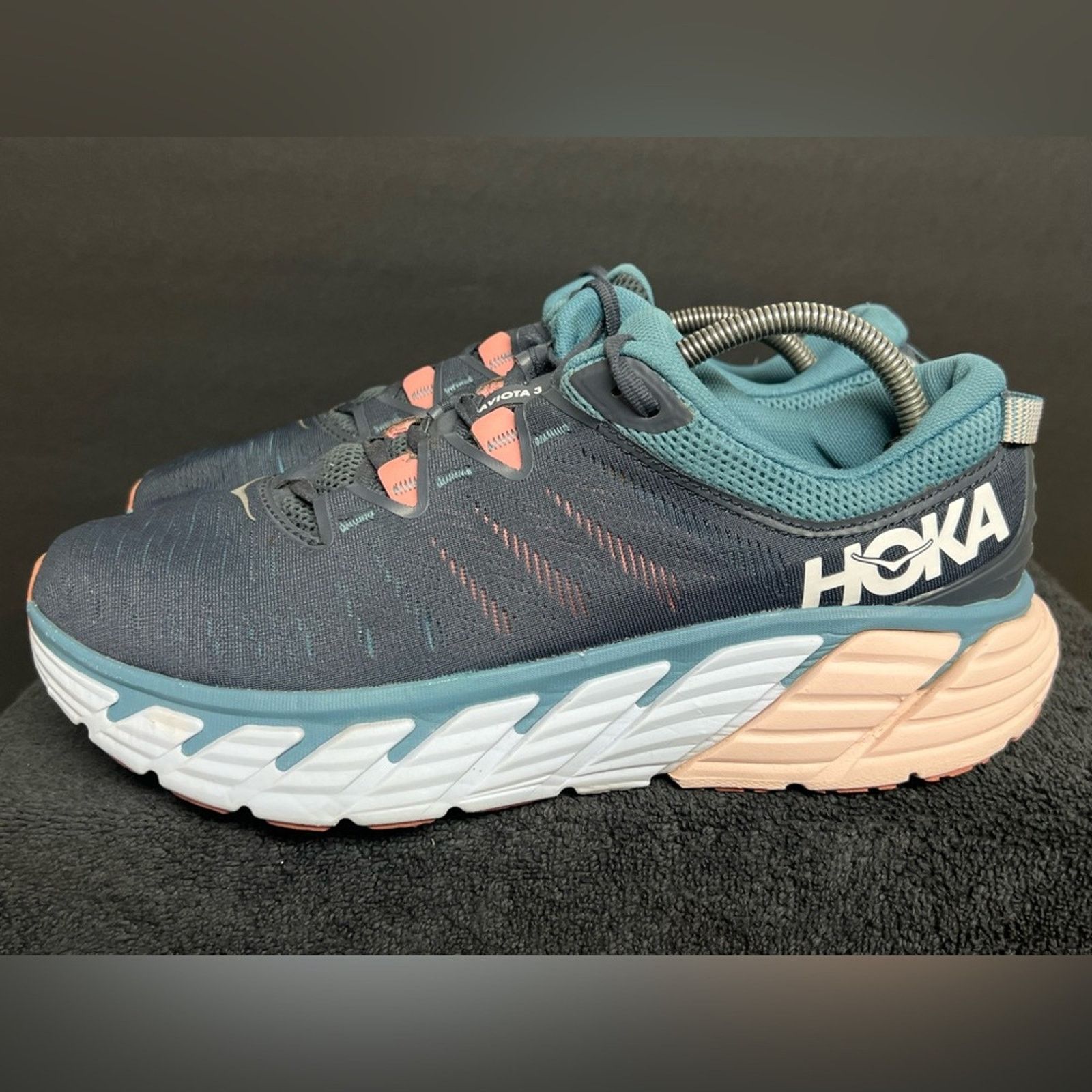 Hoka Hoka One One Gaviota 3 Women SIZE 11 B Blue Running Shoe Size US 11 / IT 41 - 1 Thumbnail