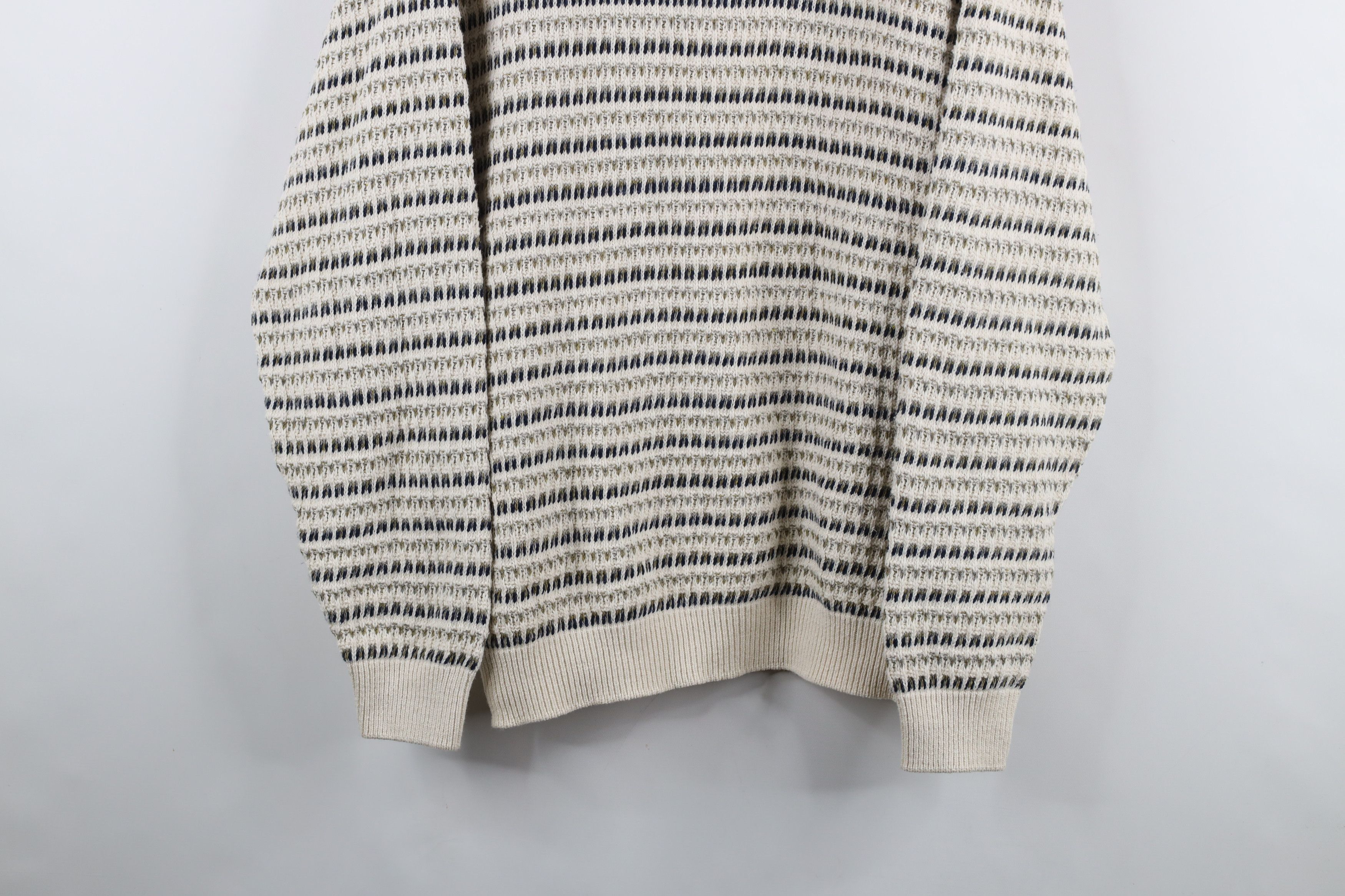 Vintage Deadstock Vintage 90s Streetwear Framed Cotton Knit Sweater Size US M / EU 48-50 / 2 - 3 Thumbnail
