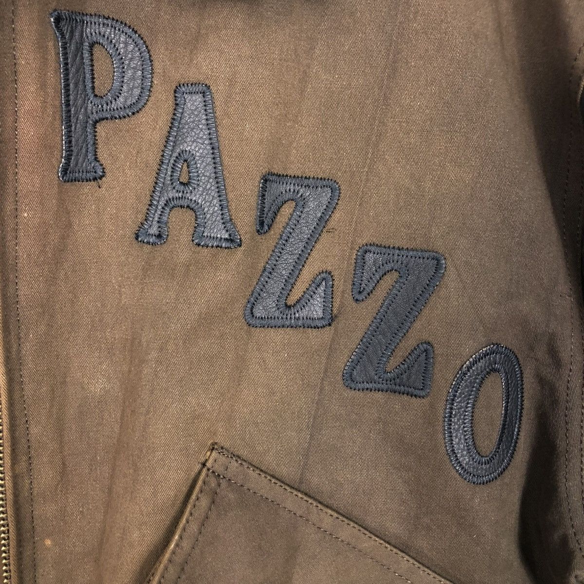Japanese Brand 🔥VINTAGE BOMBER LEATHER JACKET PAZZO COMPANY ISSEY MIYAKE Size US M / EU 48-50 / 2 - 20 Thumbnail