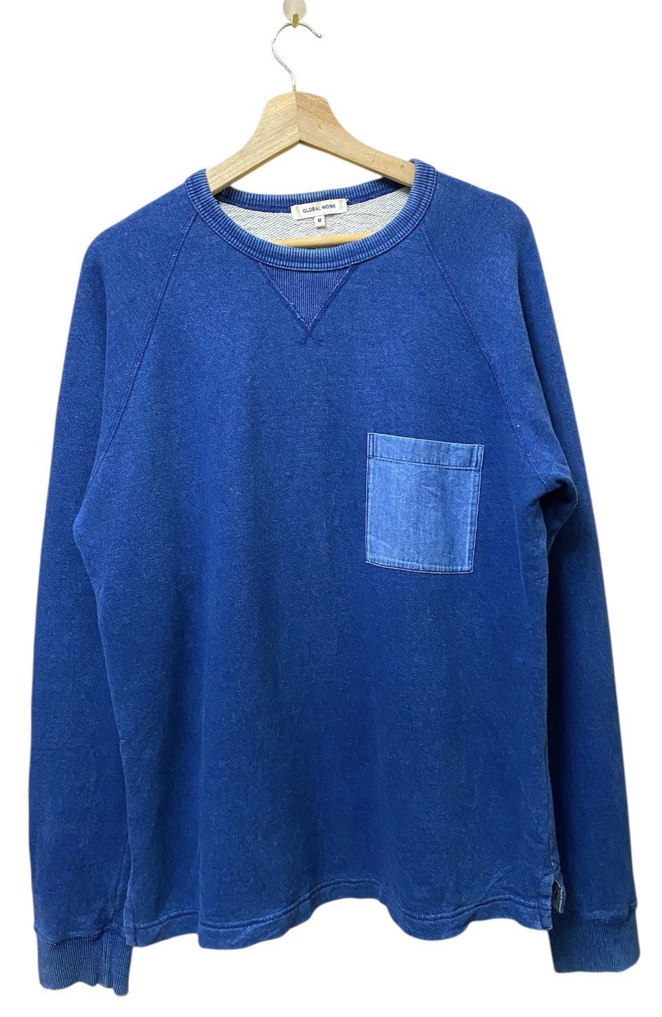 Global Work Global Work Denim Long Sleeve Tshirt Crewneck Size US M / EU 48-50 / 2 - 1 Thumbnail