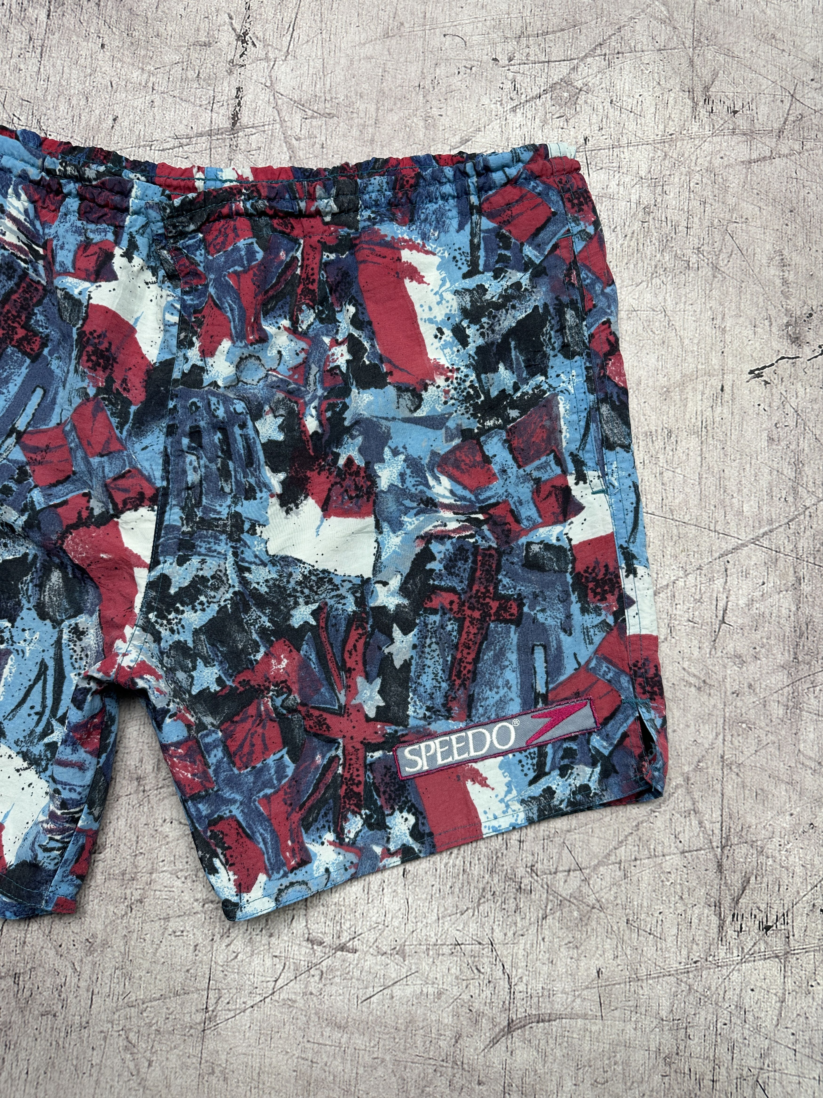 Speedo Speedo 90s Vintage Mens Shorts Size US 34 / EU 50 - 2 Thumbnail