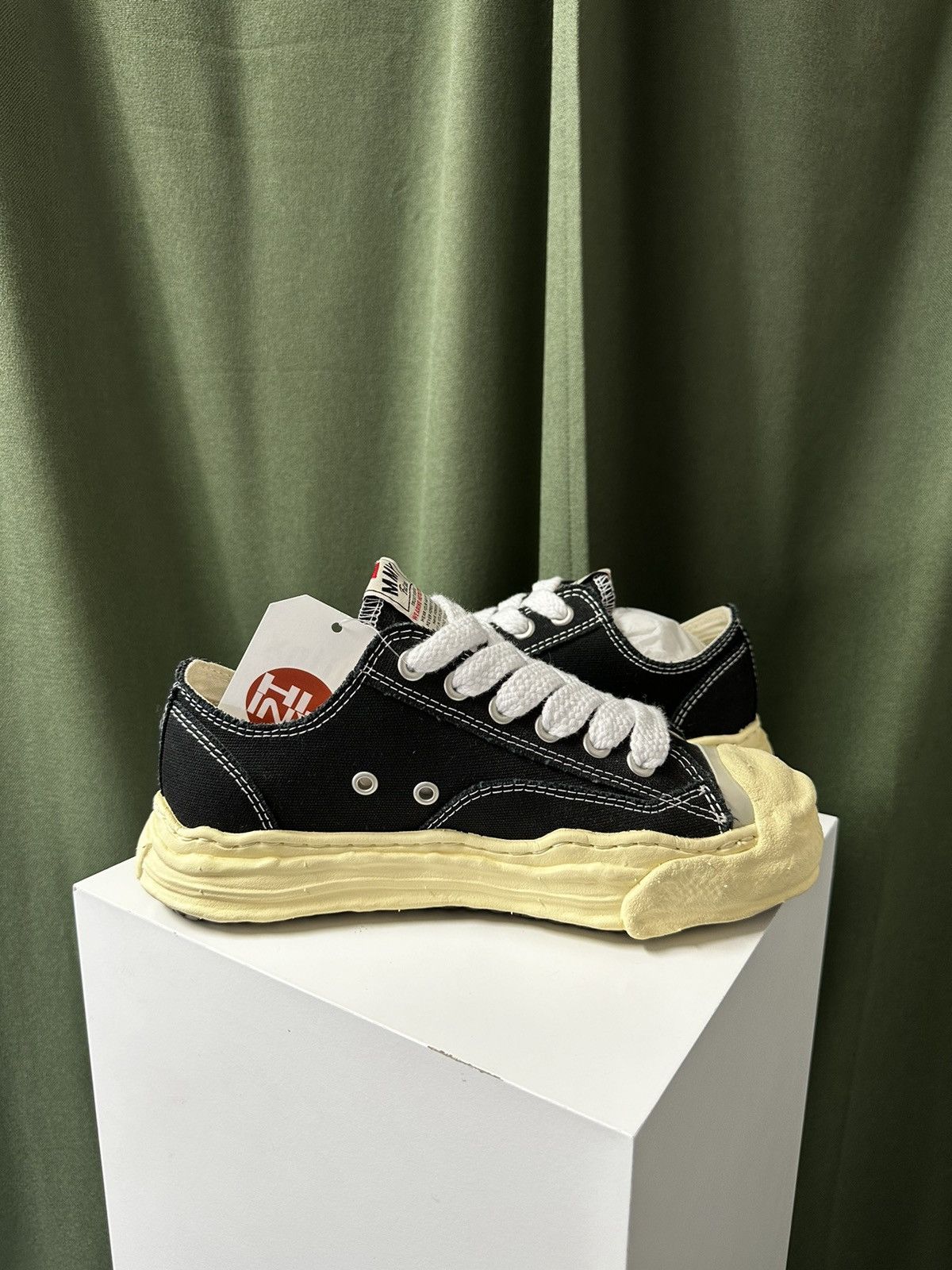 Maison MIHARA YASUHIRO MAISON MIHARA YASUHIRO "HANK VINTAGE SOLE CANVAS LOW" BLACK Size US 6.5 / EU 39-40 - 6 Thumbnail