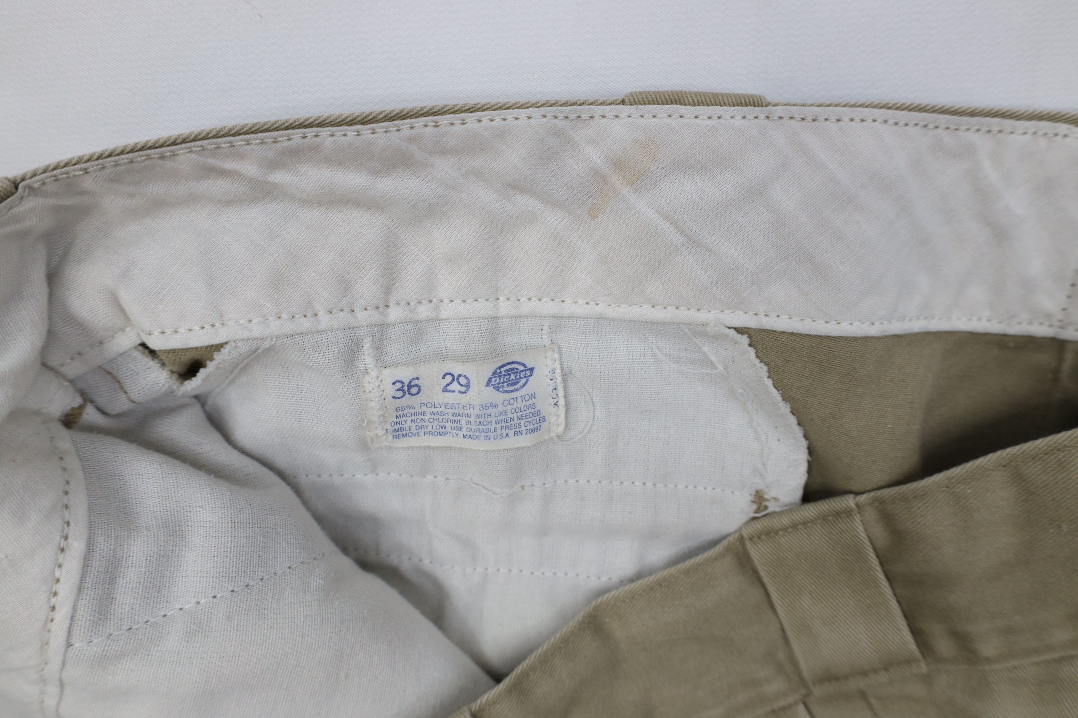 Dickies Vintage 90s Dickies Wide Leg Pants Mechanic Workwear USA Size US 36 / EU 52 - 9 Thumbnail
