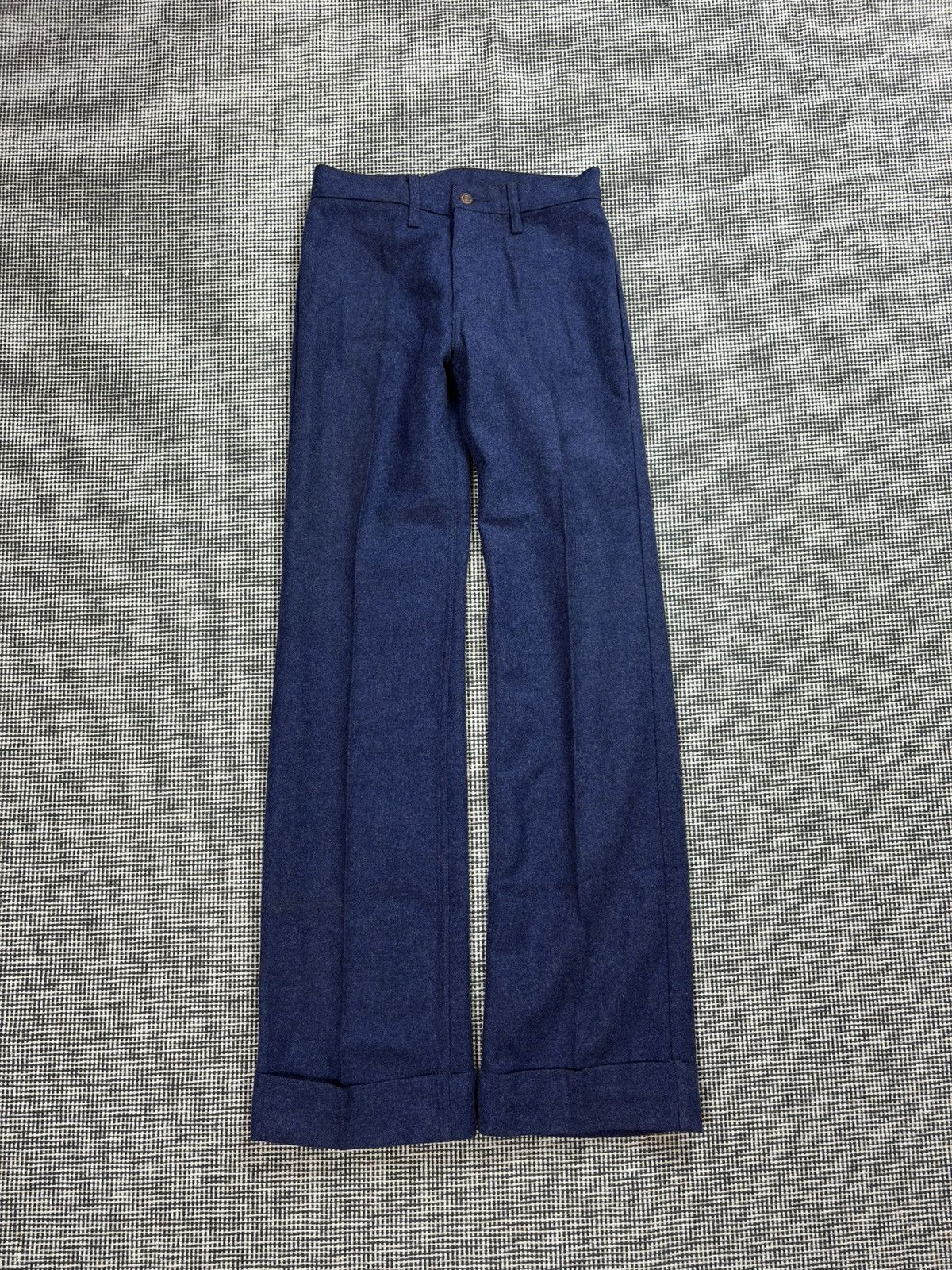 Levi's 60s Big E rare Levi’s wool flared trousers vintage hippie Size US 28 / EU 44 - 2 Thumbnail
