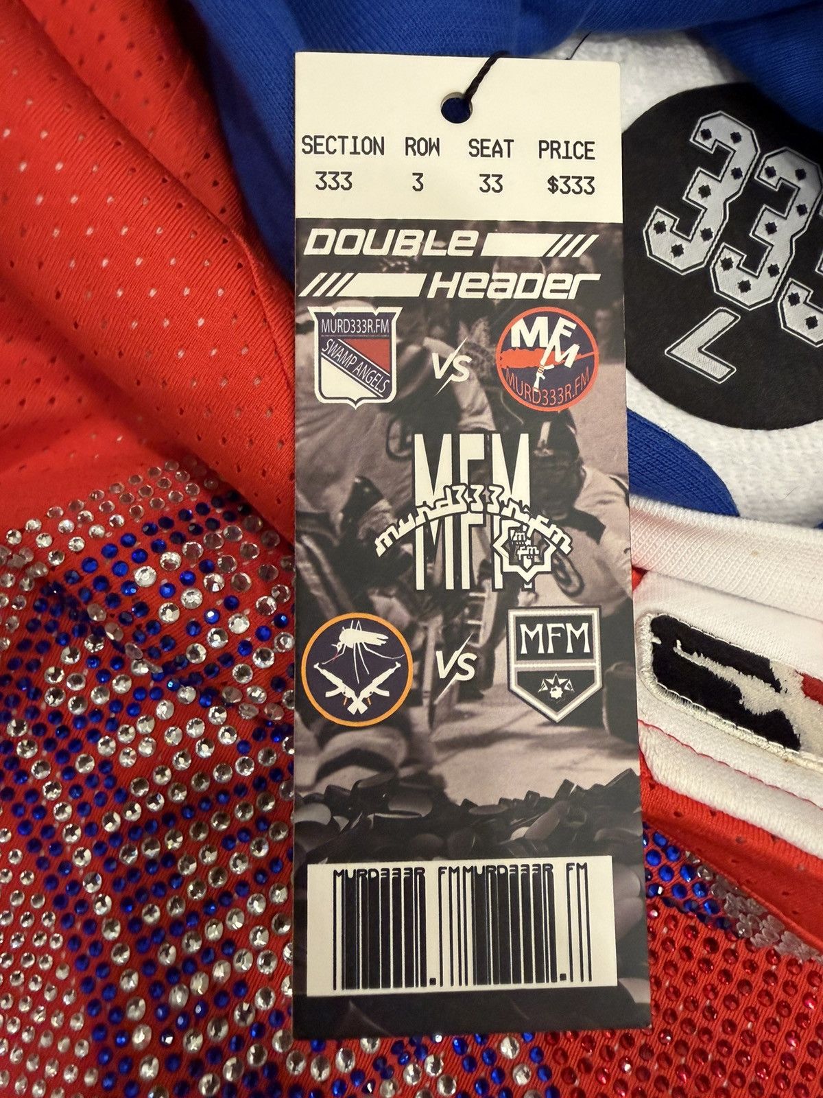 murd333r.fm Murd333r.fm IC333 Hoodie NY Hockey Jersey Size US L / EU 52-54 / 3 - 12 Thumbnail
