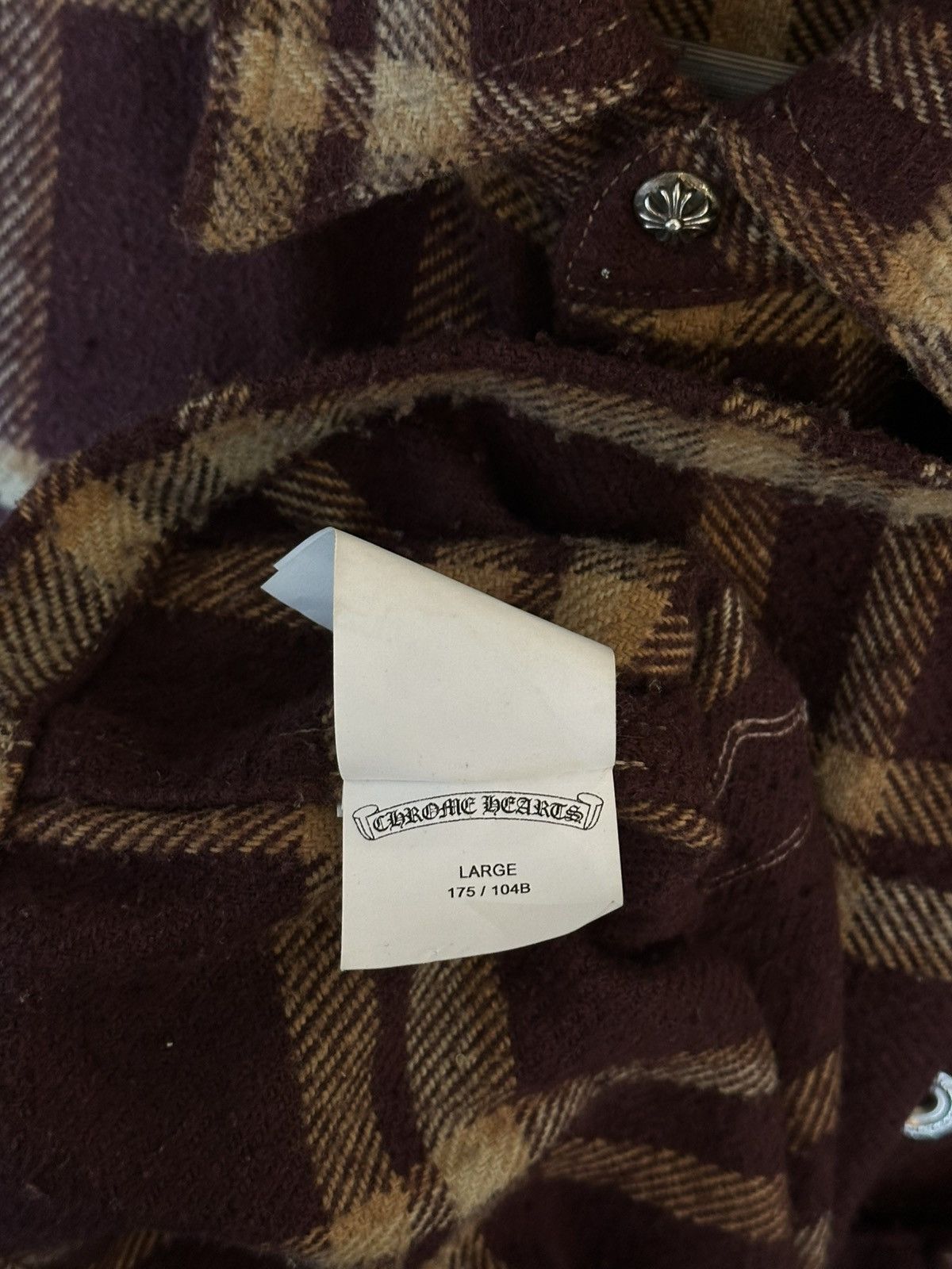 Chrome Hearts CHROME HEARTS PATCHED BUTTON UP 1-1 Size US L / EU 52-54 / 3 - 7 Thumbnail