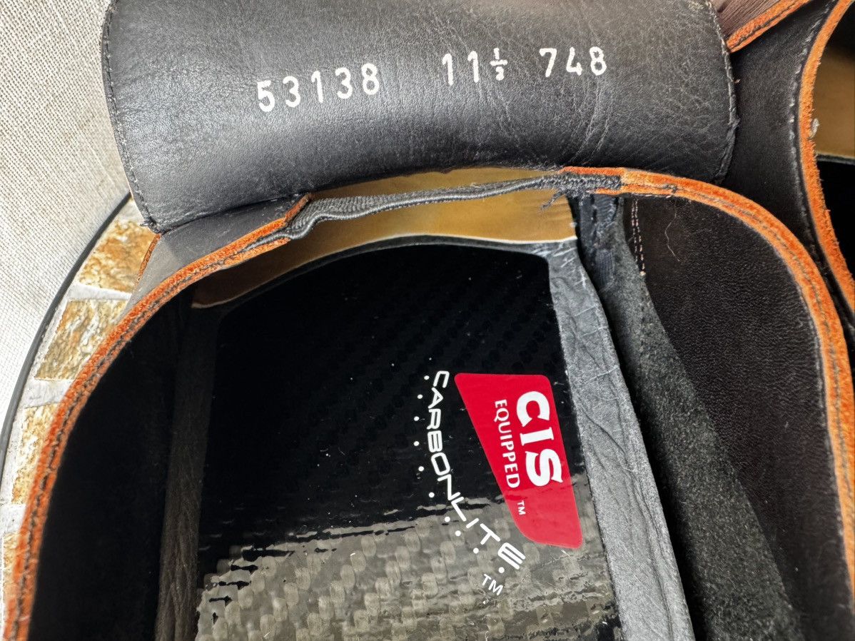 Michael Toschi Rare Toschi CarbonLite Italian Loafers Black/Orange US 11.5 Size US 11.5 / EU 44-45 - 3 Thumbnail