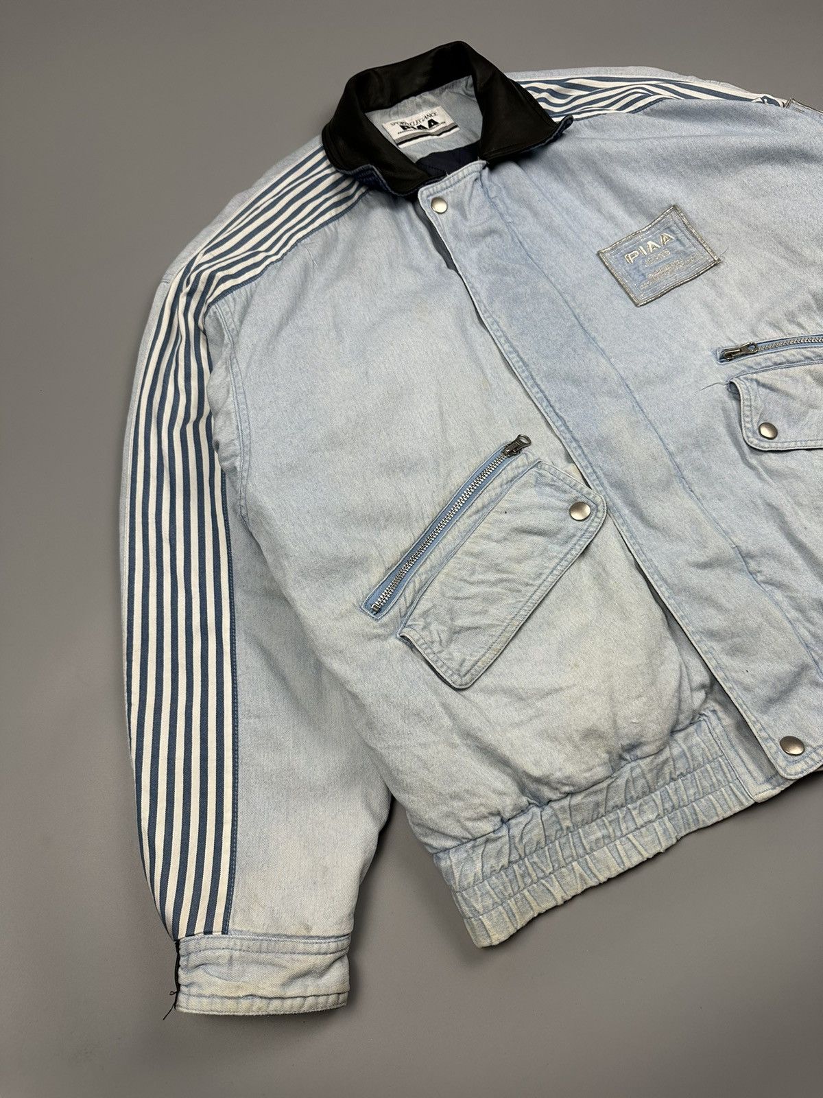 If Six Was Nine Vintage Piaa Motor Sports Denim Jacket Size US XXL / EU 58 / 5 - 5 Thumbnail