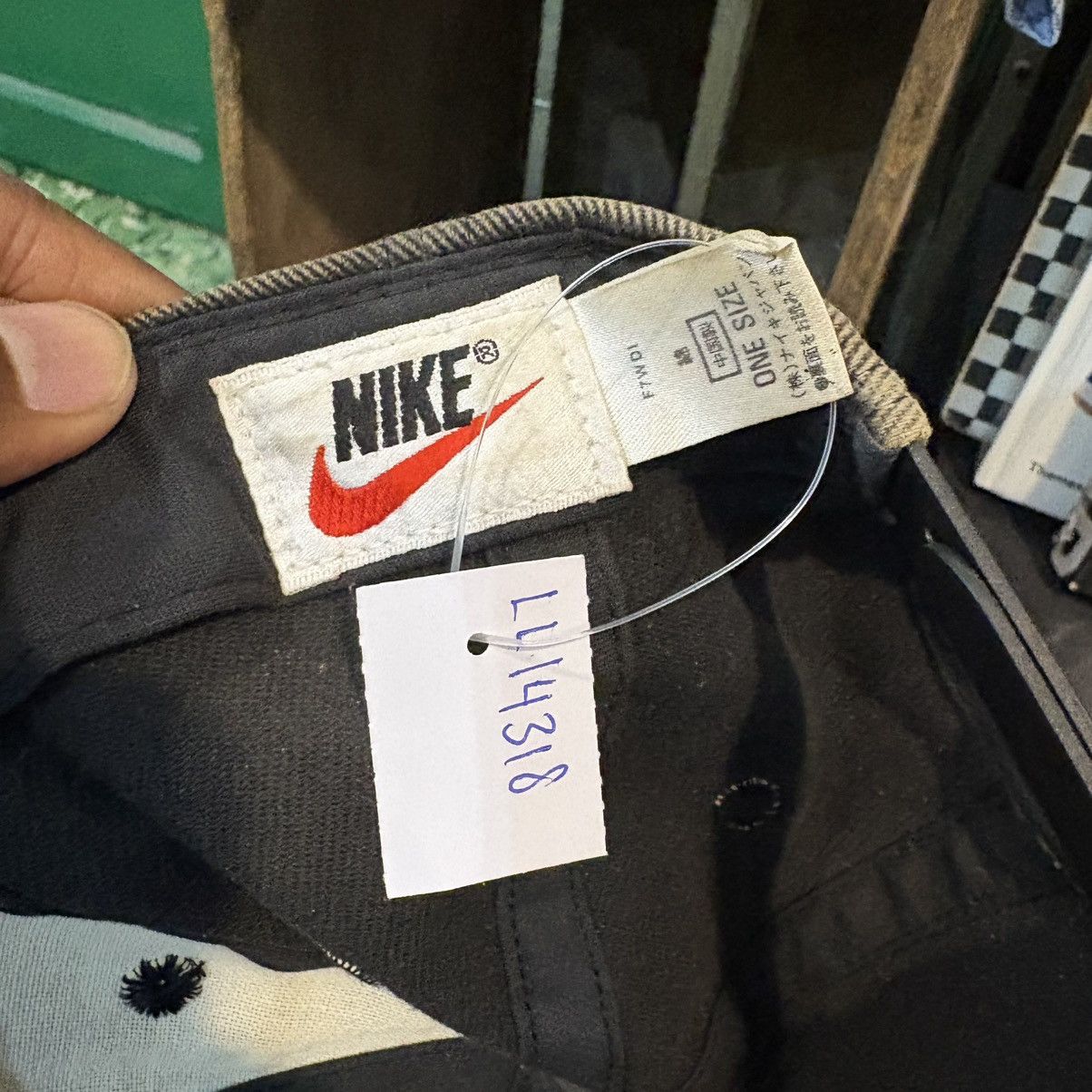 Nike Vintage 90’s Beautiful Faded Nike Cap Size ONE SIZE - 3 Thumbnail