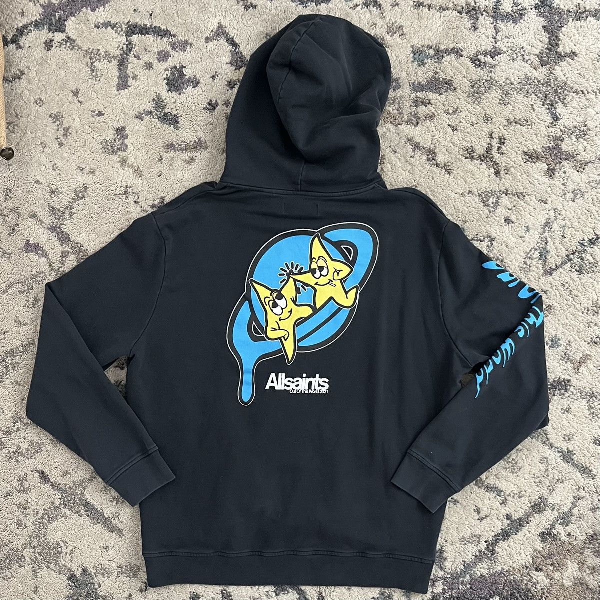 Allsaints Allsaints Black Hoodie Size US L / EU 52-54 / 3 - 1 Thumbnail