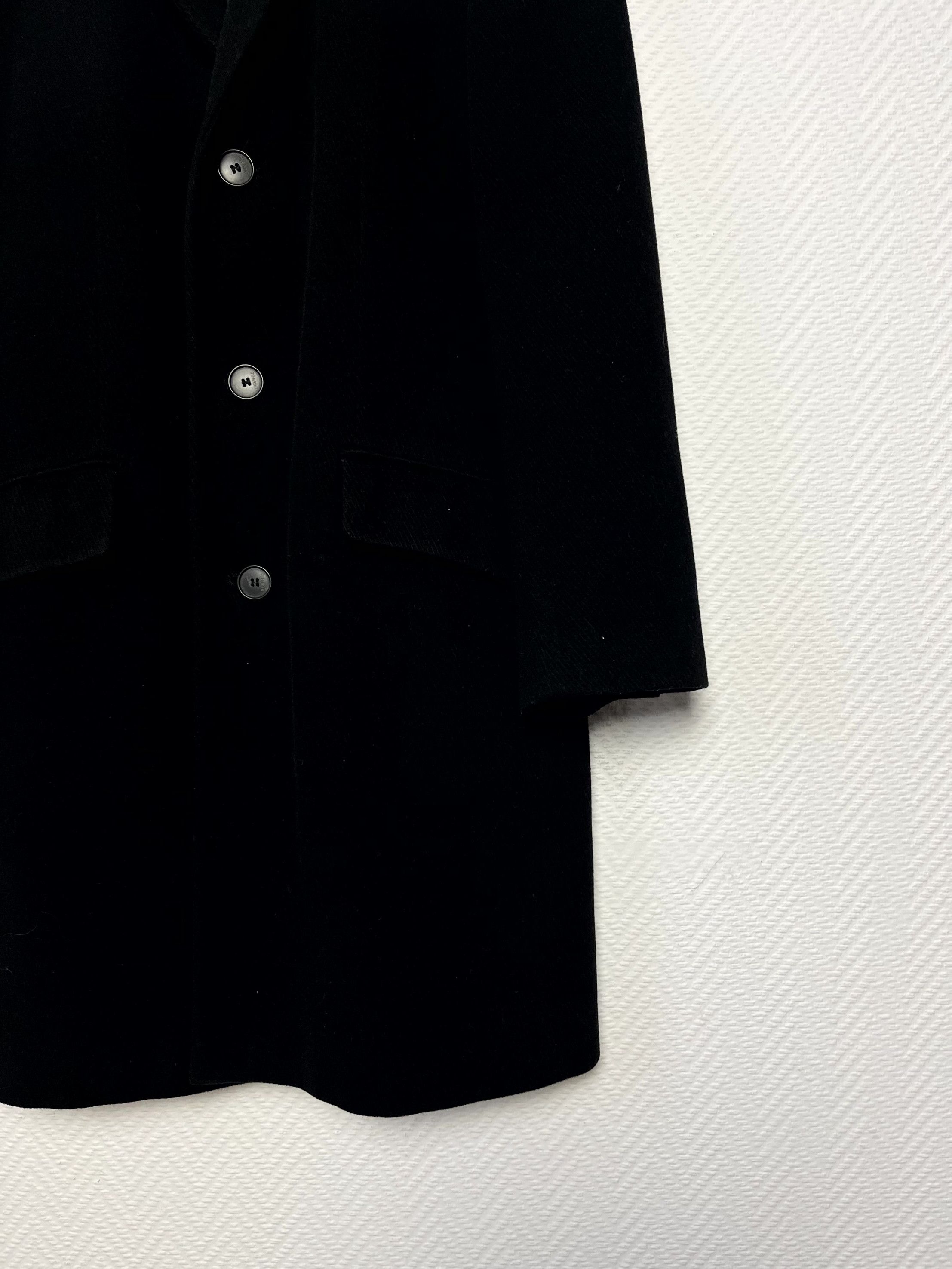 Karl Lagerfeld Karl Lagerfeld Black Classic Wool Overcoat Size M EU 44 Size US M / EU 48-50 / 2 - 10 Thumbnail
