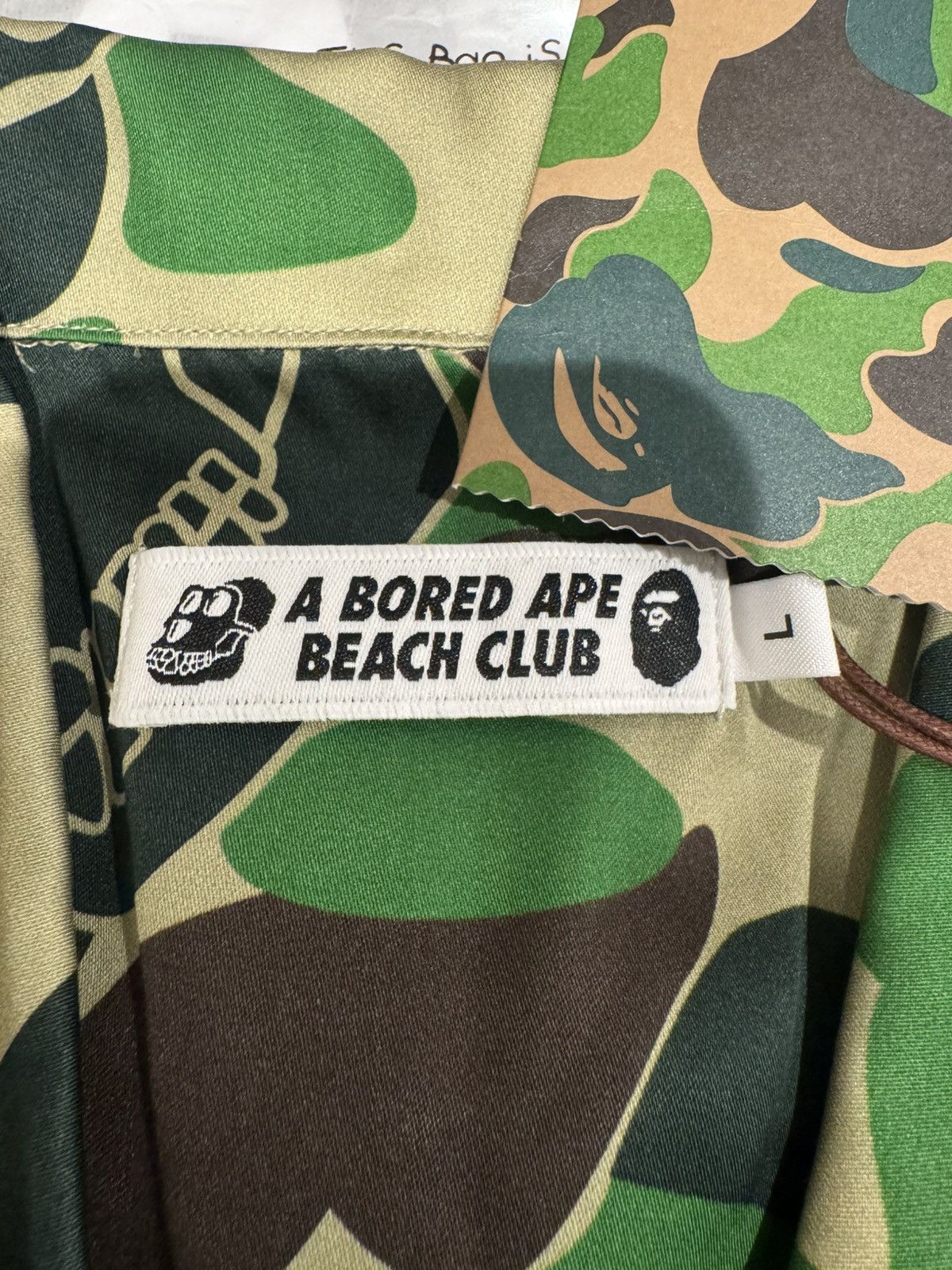 Bape BAYC x BAPE Camo Shirt Size L Size US L / EU 52-54 / 3 - 5 Thumbnail