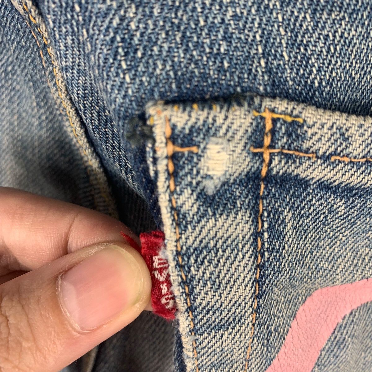 Evisu × Japanese Brand Vintage EVIS LOT 02 selvedge jeans Size US 26 / EU 42 - 19 Thumbnail