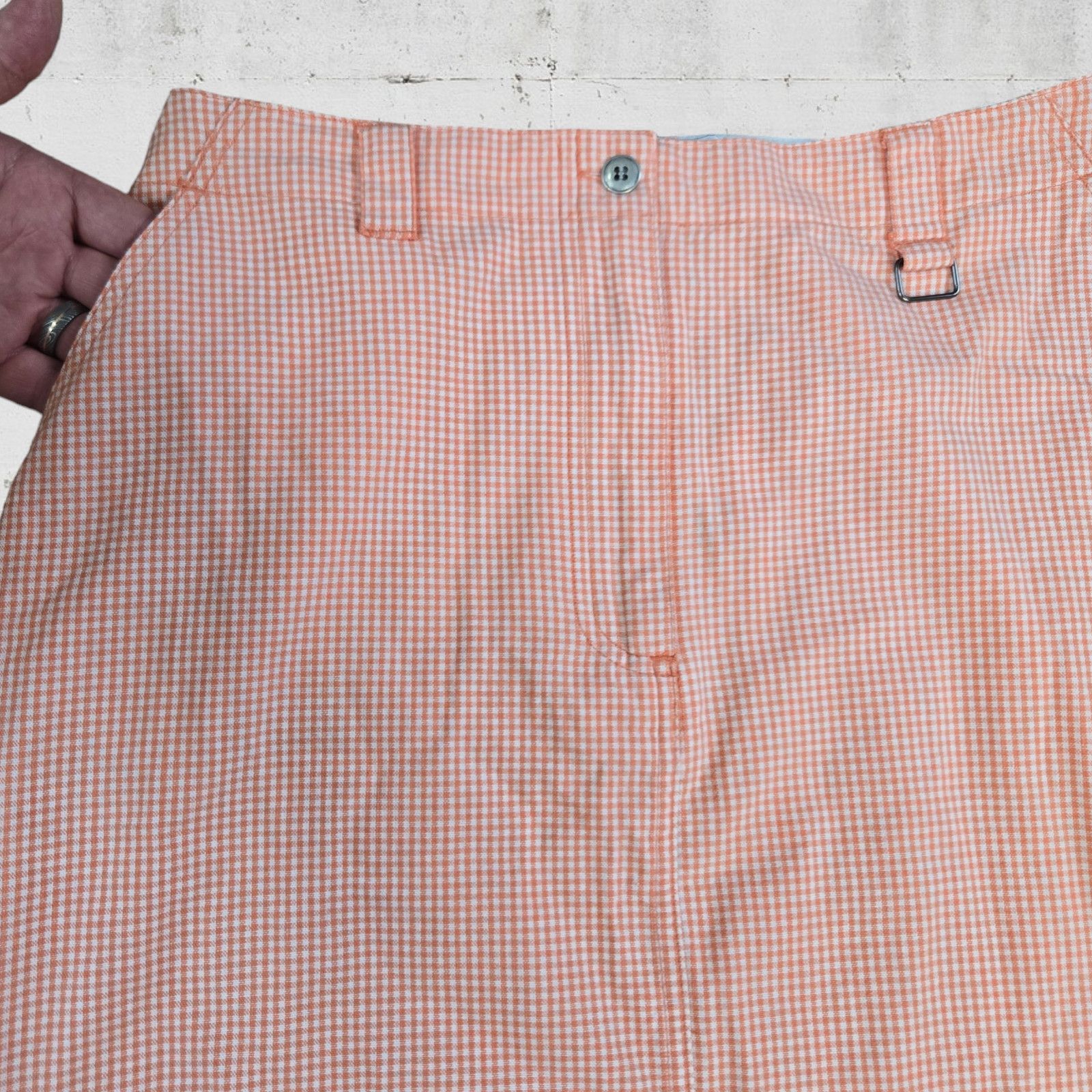 Other Pink White Gingham Plaid Skirt Size 10 Size 32" / US 10 / IT 46 - 5 Thumbnail