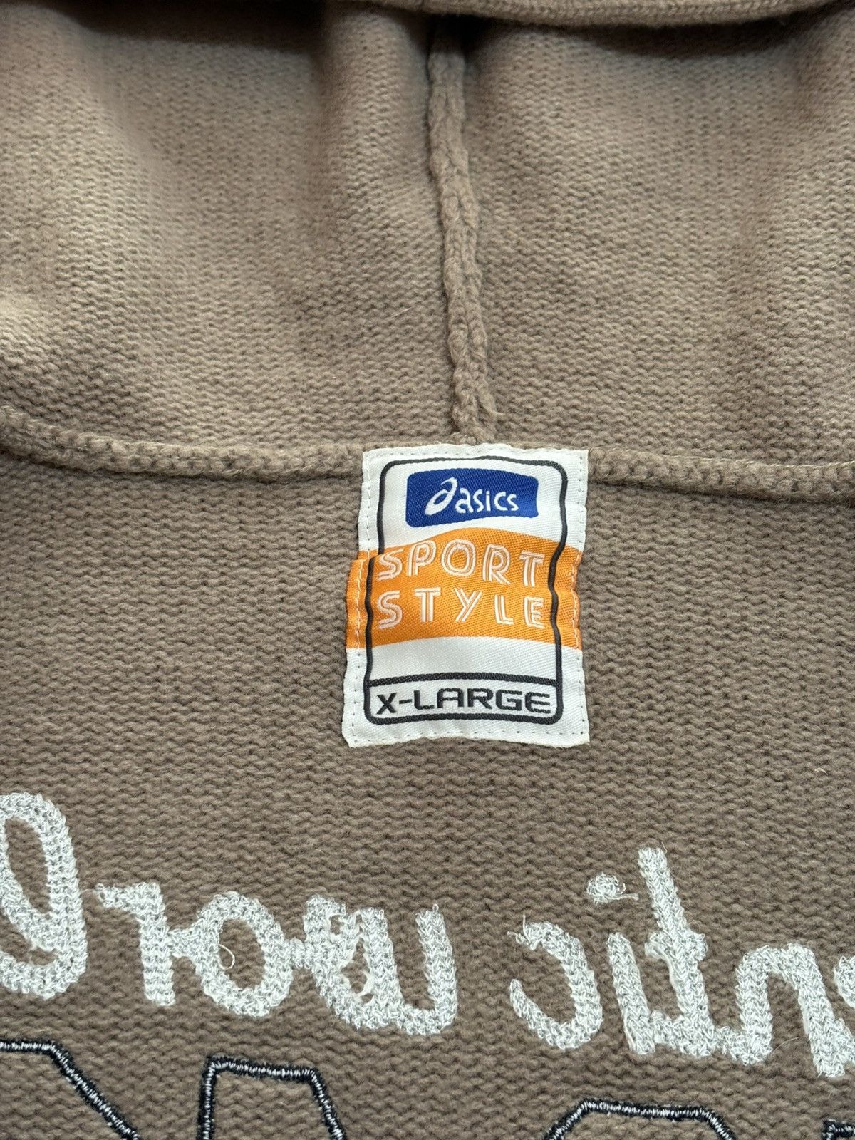 Asics 90s wool hooded asics zip sweatshirt Size US XL / EU 56 / 4 - 11 Thumbnail