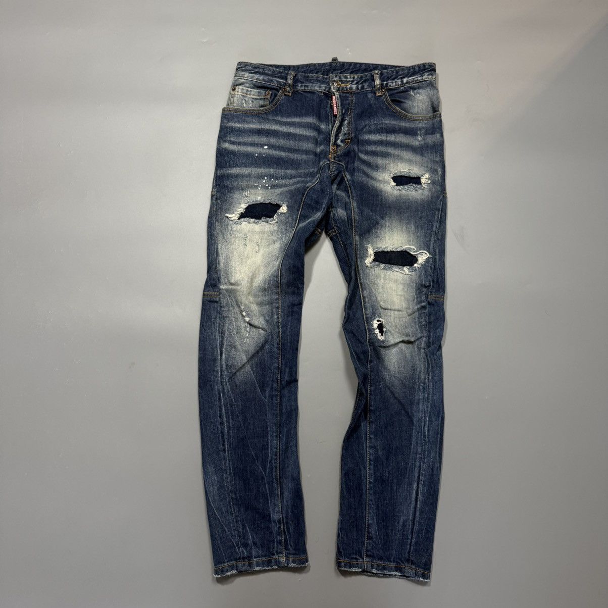 Dsquared2 Vintage Dsquared2 Avant Garde Pocket Jeans Size US 32 / EU 48 - 3 Thumbnail