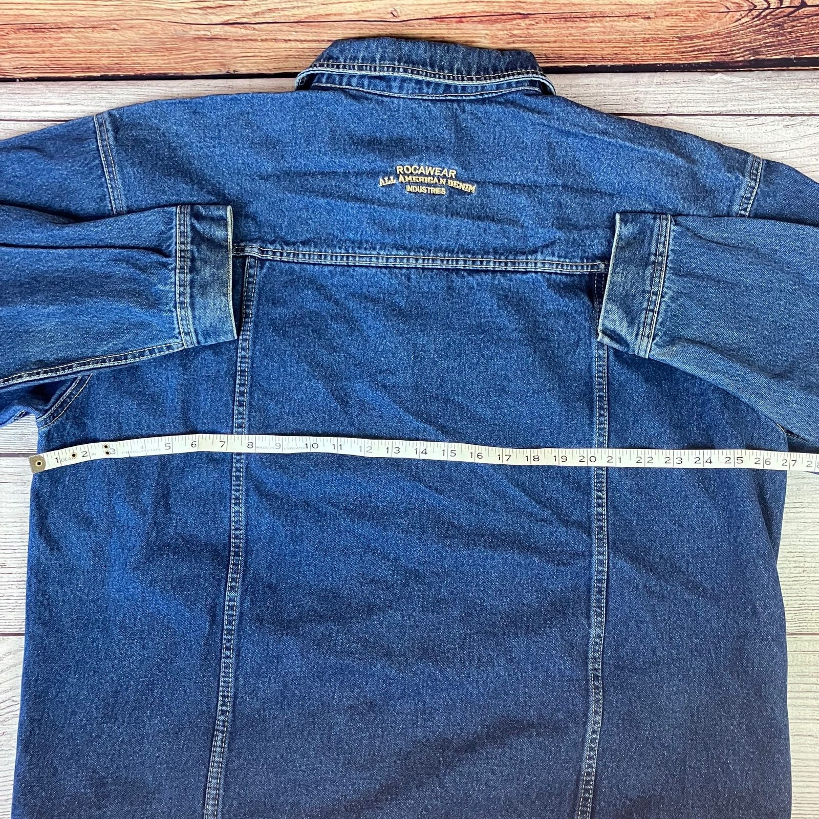 Rocawear × Vintage Vintage Y2k Rocawear Heavy Denim Jacket Size US XXL / EU 58 / 5 - 7 Thumbnail