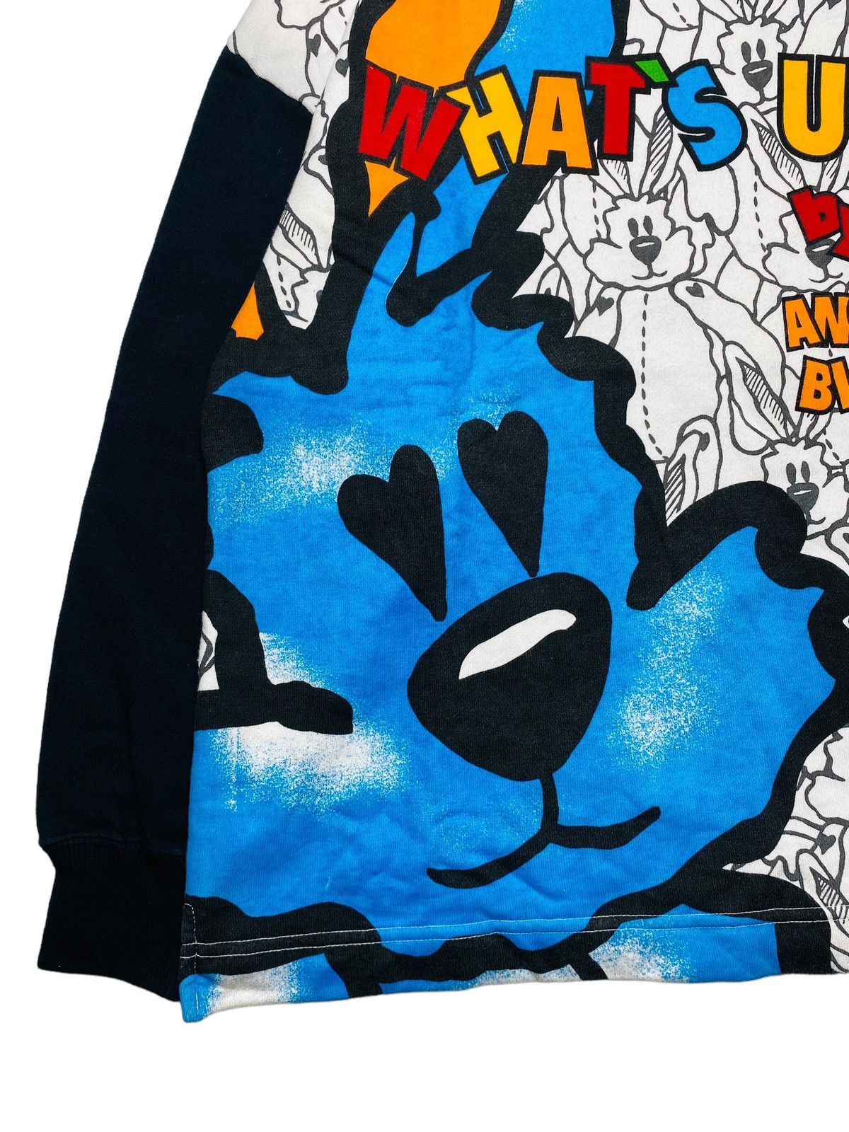Angel Blue 1980s Angel Blue - Rare Printed Dog Sweatshirt Size US M / EU 48-50 / 2 - 4 Thumbnail
