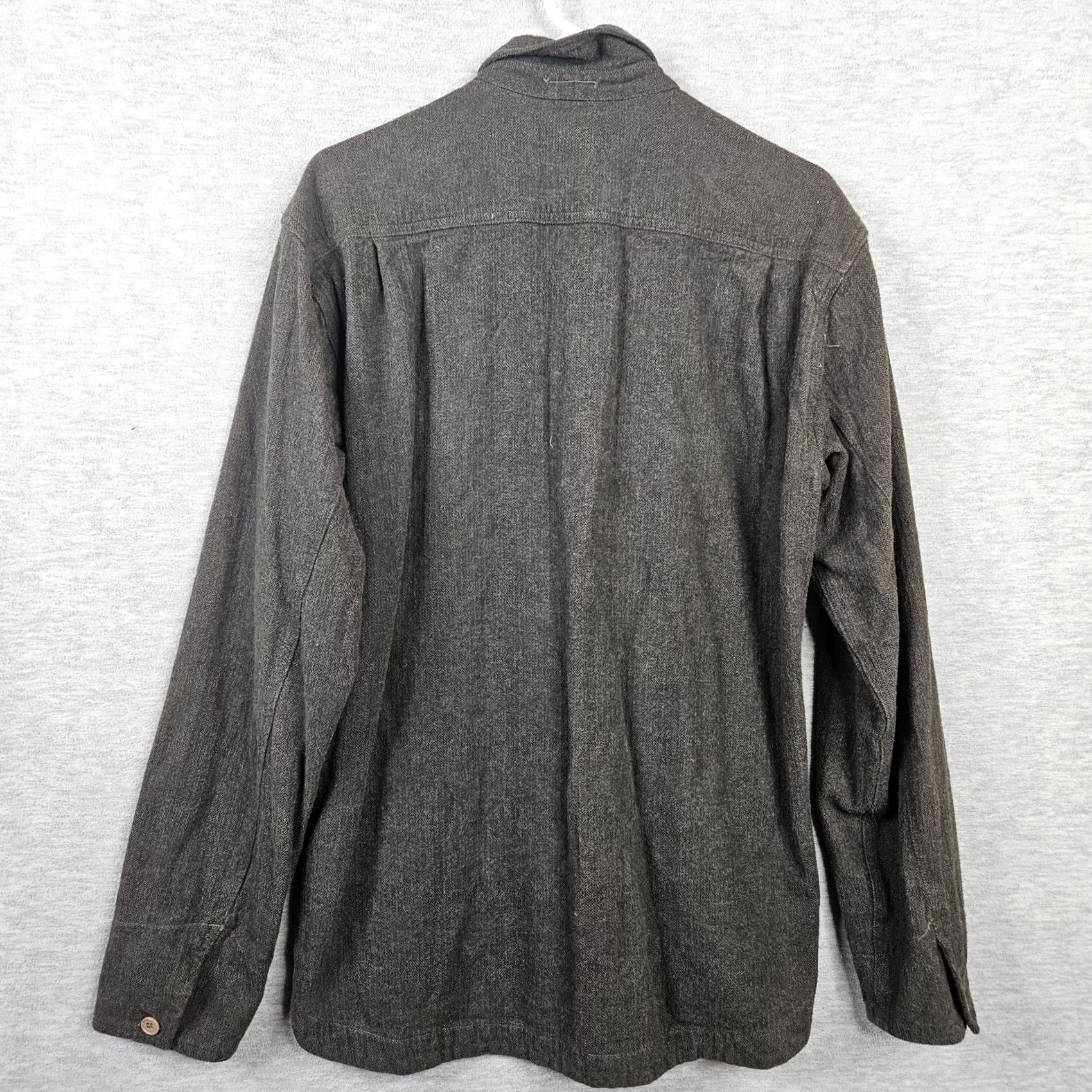 Vintage CP Shades Shirt Jacket Women’s Cotton Lined Shirt Jacket Size M Brown USA Logo Zipper Button Long Sleeve Size M / US 6-8 / IT 42-44 - 6 Thumbnail