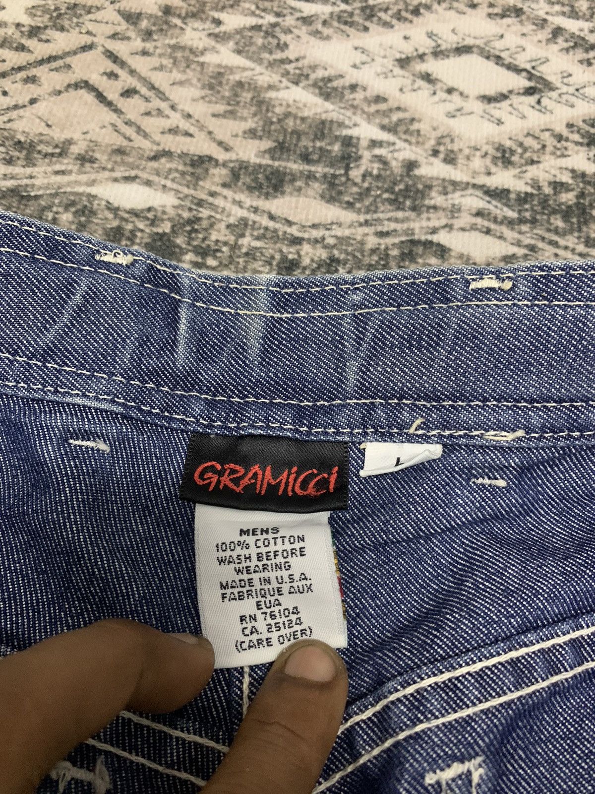 Gramicci 🔥BAGGY🔥90s GRAMICCI BAGGY DENIM PANT Size US 35 - 13 Thumbnail