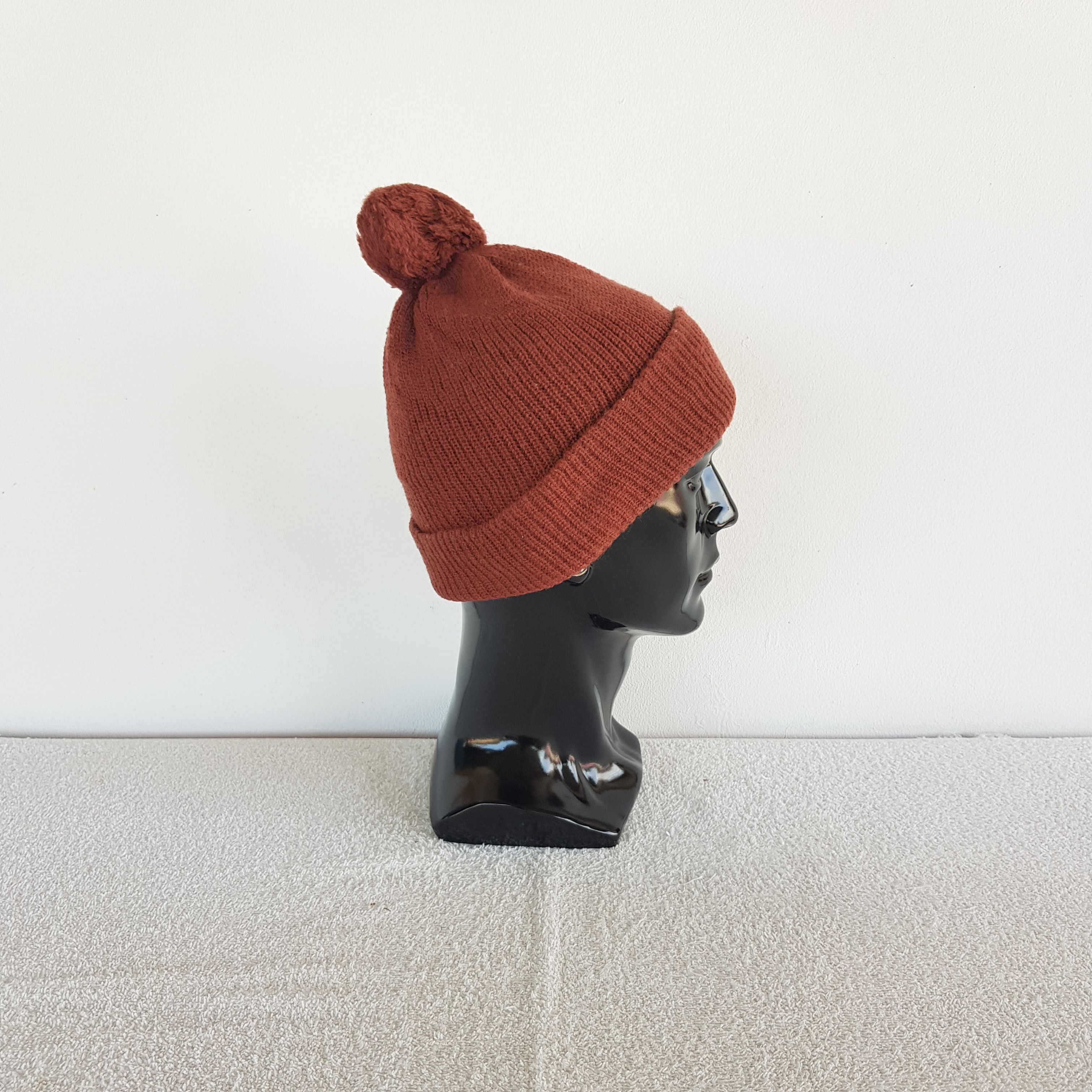 Japanese Brand Vintage Mezzo Piano Beanie Ribbed Knit Snow Caps Hats. Size ONE SIZE - 3 Thumbnail