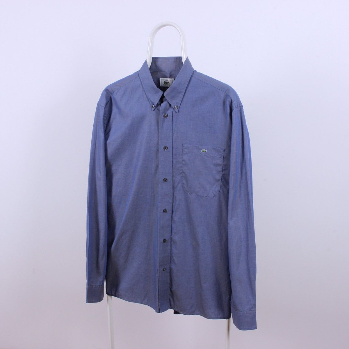 Lacoste Vintage Lacoste Long Sleeve Shirt Size US L / EU 52-54 / 3 - 2 Thumbnail