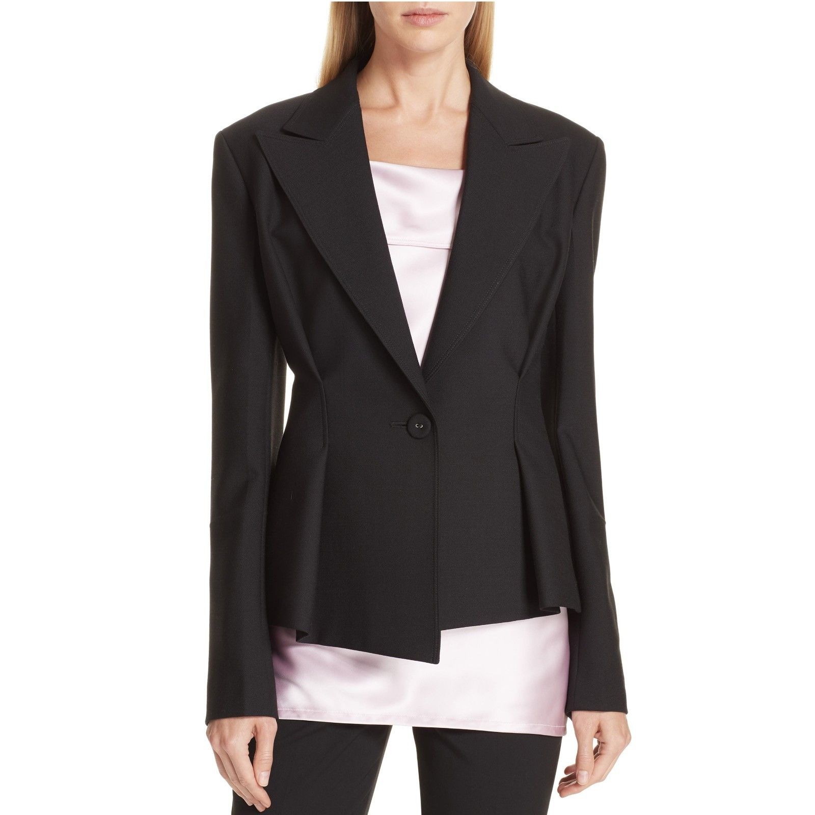 Helmut Lang Cinched Waist Blazer in Black Color and size 4 NWT MSRP $695 Size S / US 4 / IT 40 - 2 Thumbnail