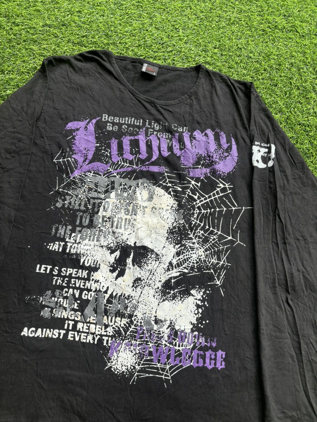 If Six Was Nine Y2k The Breakrs Skull Punk Style Longsleeve Size US L / EU 52-54 / 3 - 3 Thumbnail