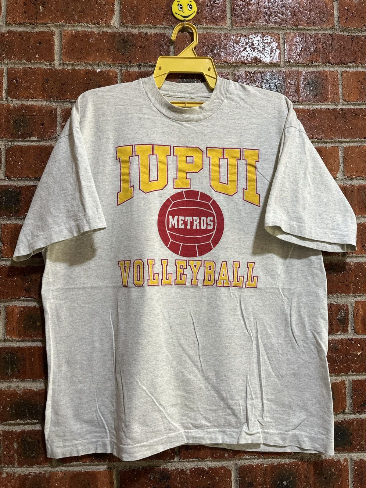 Vintage Vintage Iupui Metros Volleyball Faded Tee Size US XL / EU 56 / 4 - 1 Thumbnail