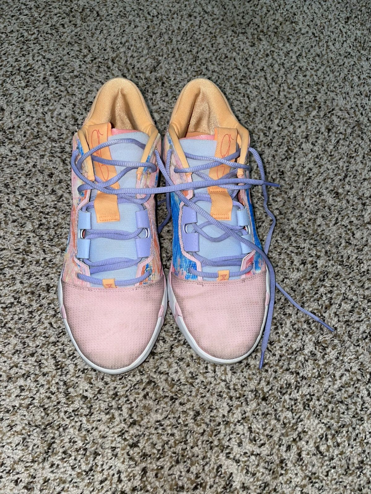 Nike Paul George 6 ‘Painted Swoosh’ Size US 12 / EU 45 - 3 Thumbnail