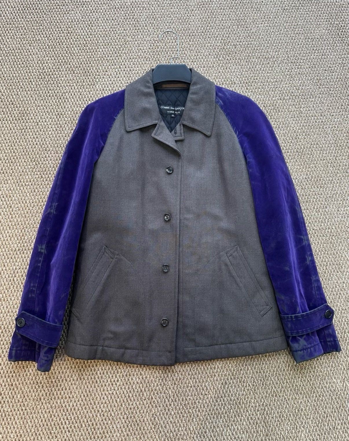 Comme des Garcons Comme des Garçons Homme Plus Velvet Sleeve Jacket K23 Size US M / EU 48-50 / 2 - 1 Thumbnail