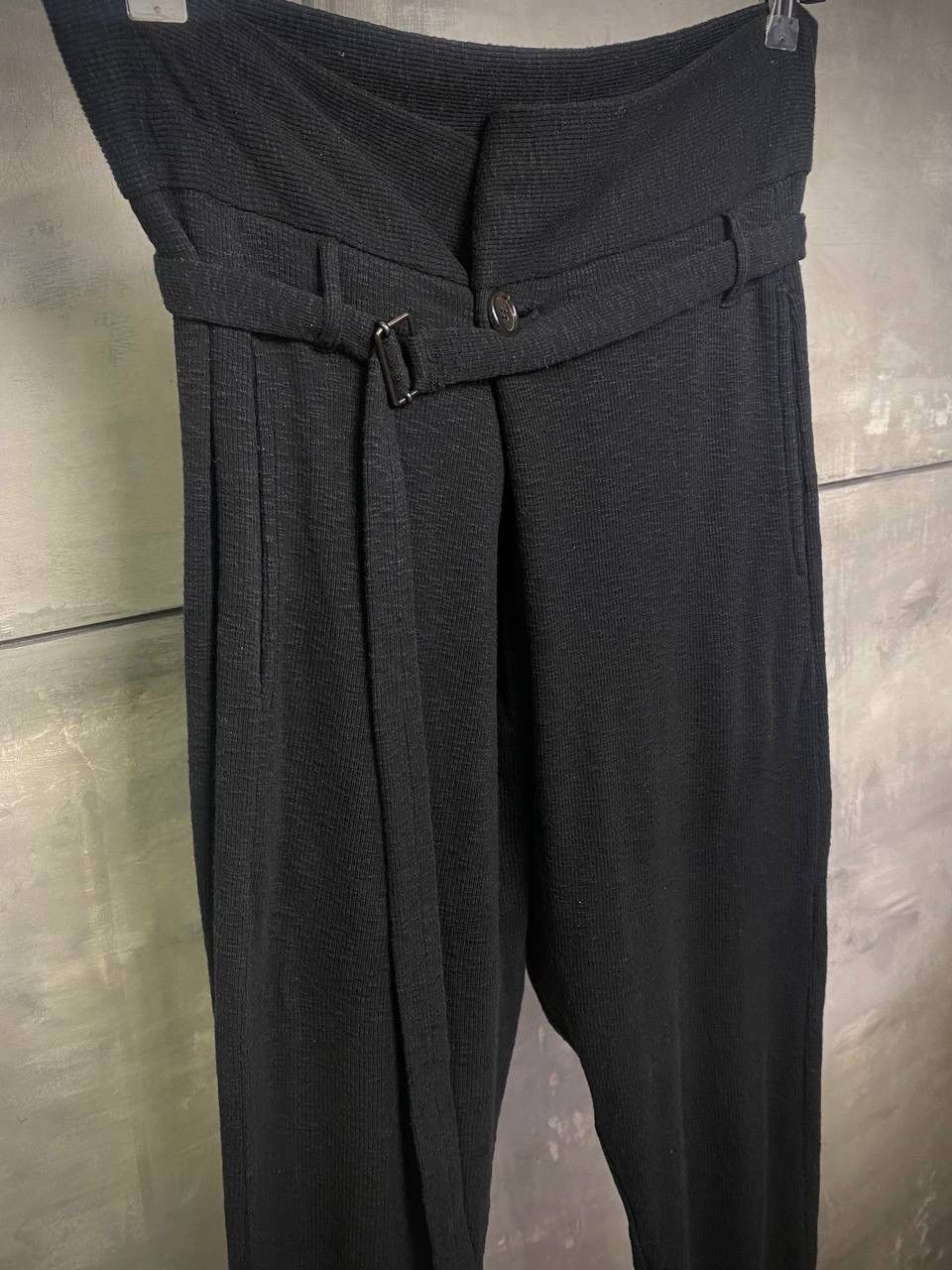 Ann Demeulemeester Ribbed wrap sweatpants double layer M Size US 30 / EU 46 - 3 Thumbnail