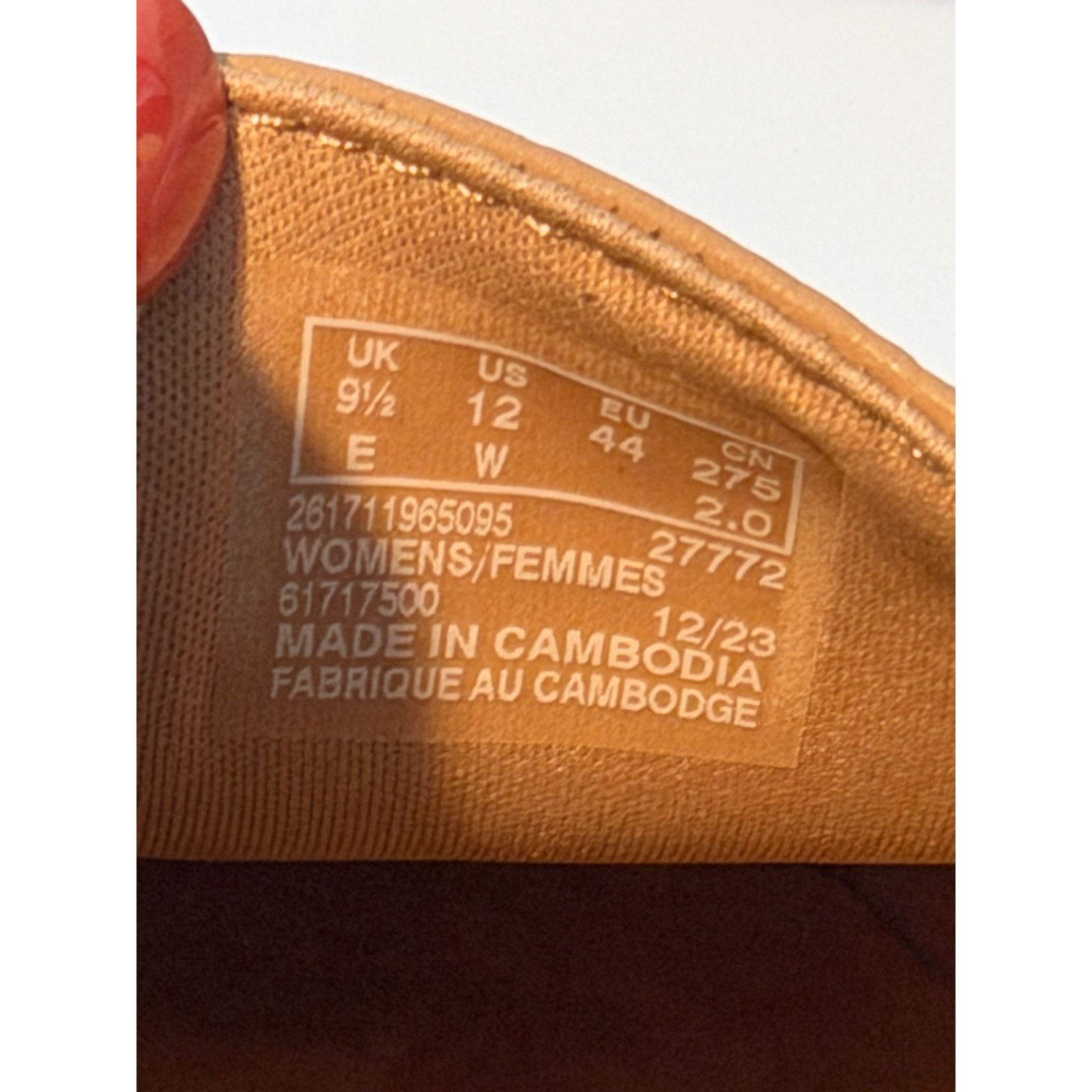 Clarks CLARKS Collection Espadrille Slip-Ons Elaina Ruby Beige Size US 12 / IT 42 - 2 Thumbnail
