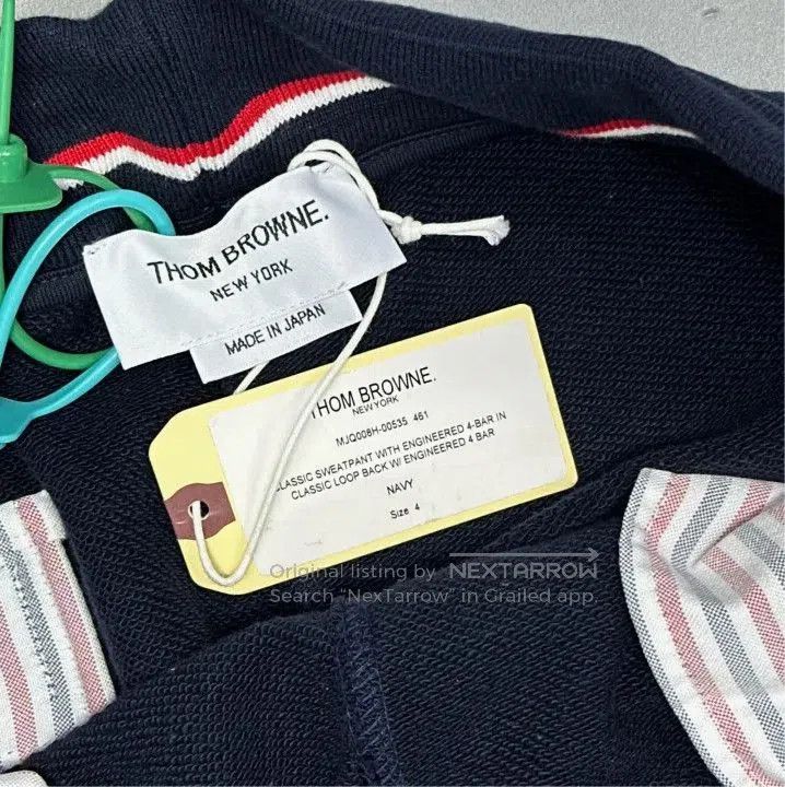 Thom Browne Thom Browne Classic Striped Drawstring Joggers. Size US 30 / EU 46 - 2 Thumbnail