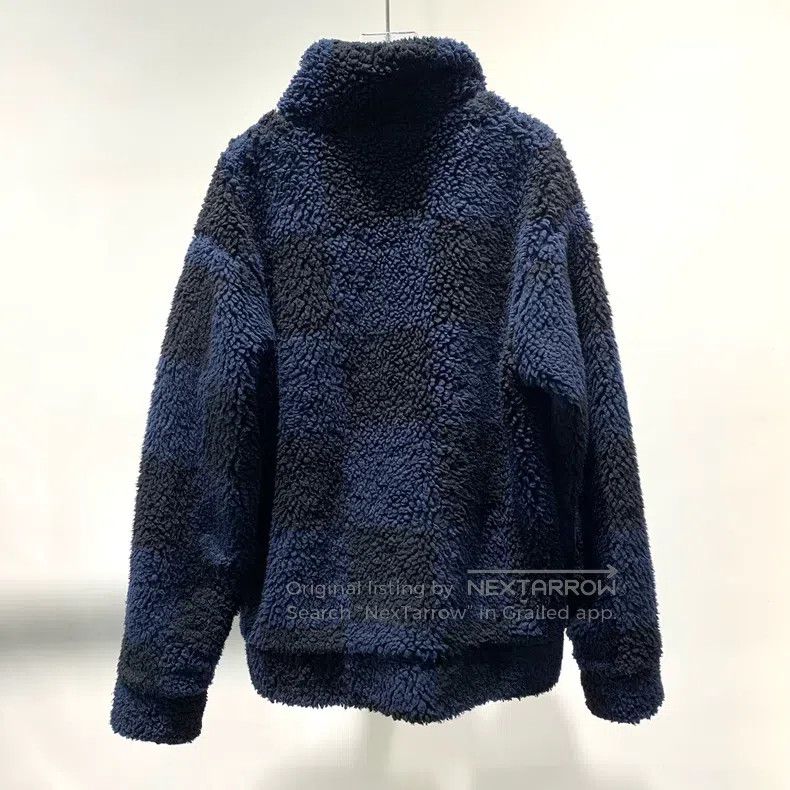 Louis Vuitton Louis Vuitton Nigo2's new checkerboard cashmere zip-up col Size US S / EU 44-46 / 1 - 2 Thumbnail