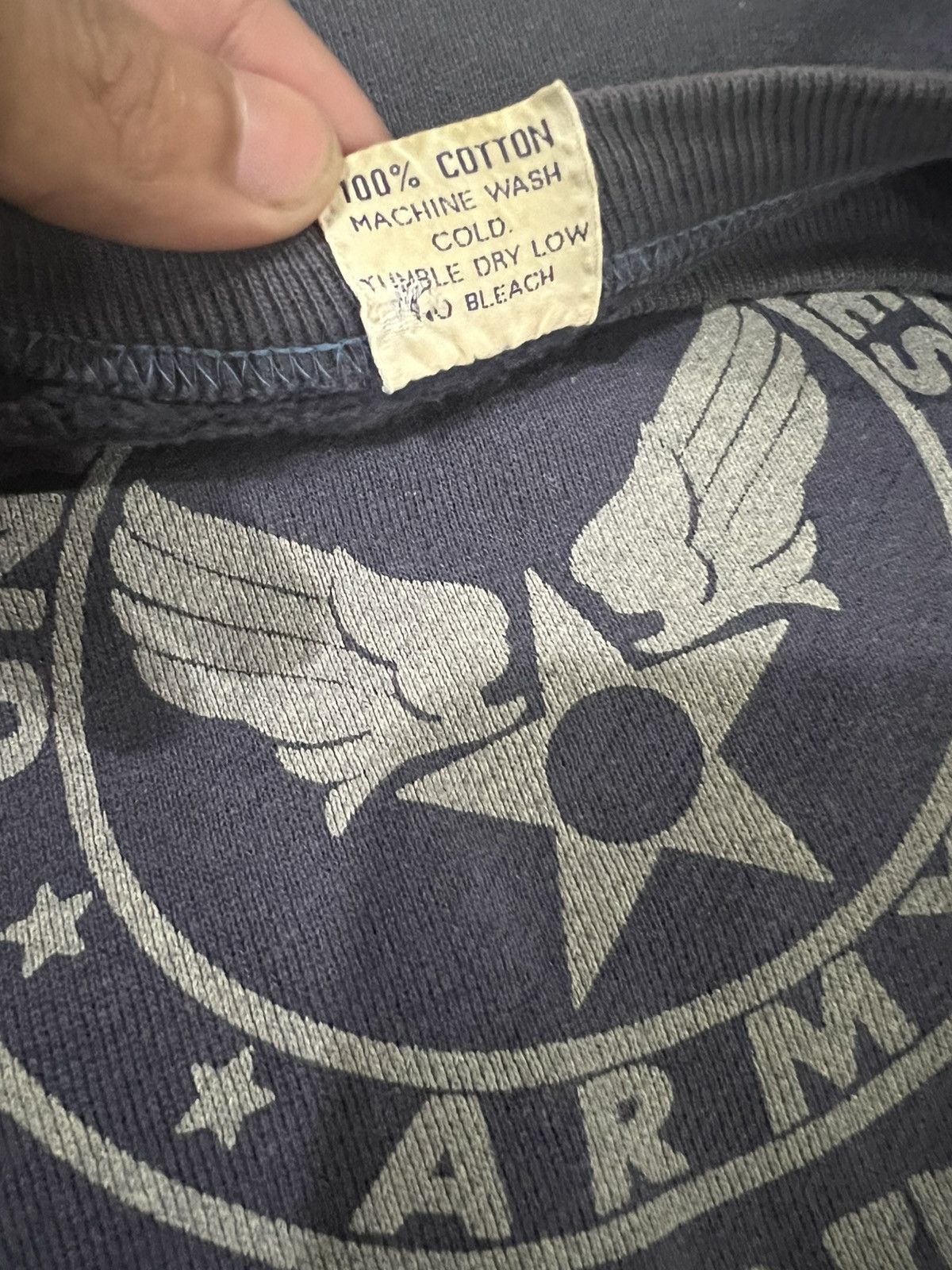Buzz Rickson's Vintage 1940s USAF Double V Crewneck Loopwheel Sweatshirt Size US M / EU 48-50 / 2 - 5 Thumbnail