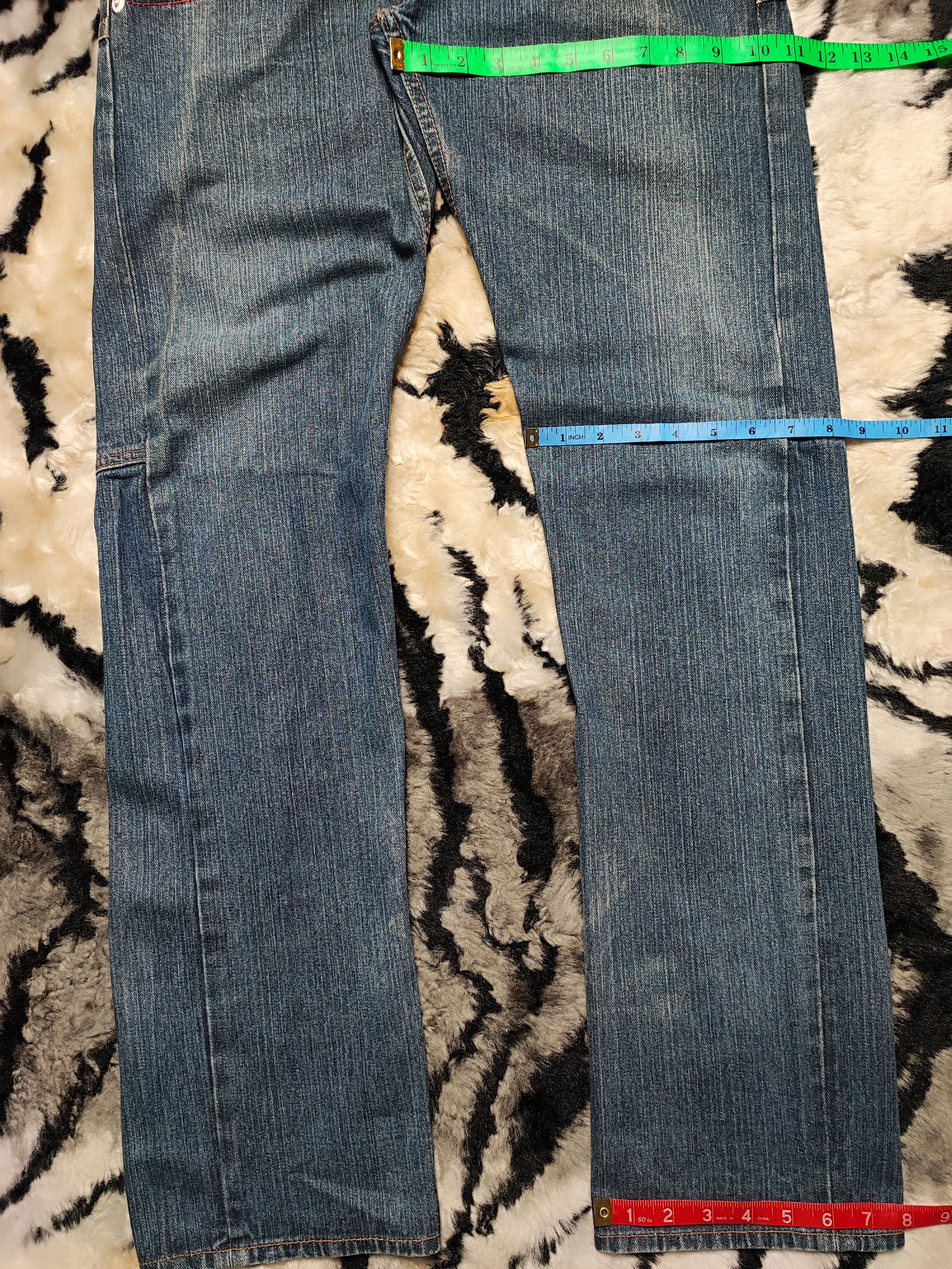 Japanese Brand × Vintage Rimaster Grunge Distressed Denim Jeans Size US 32 / EU 48 - 22 Thumbnail