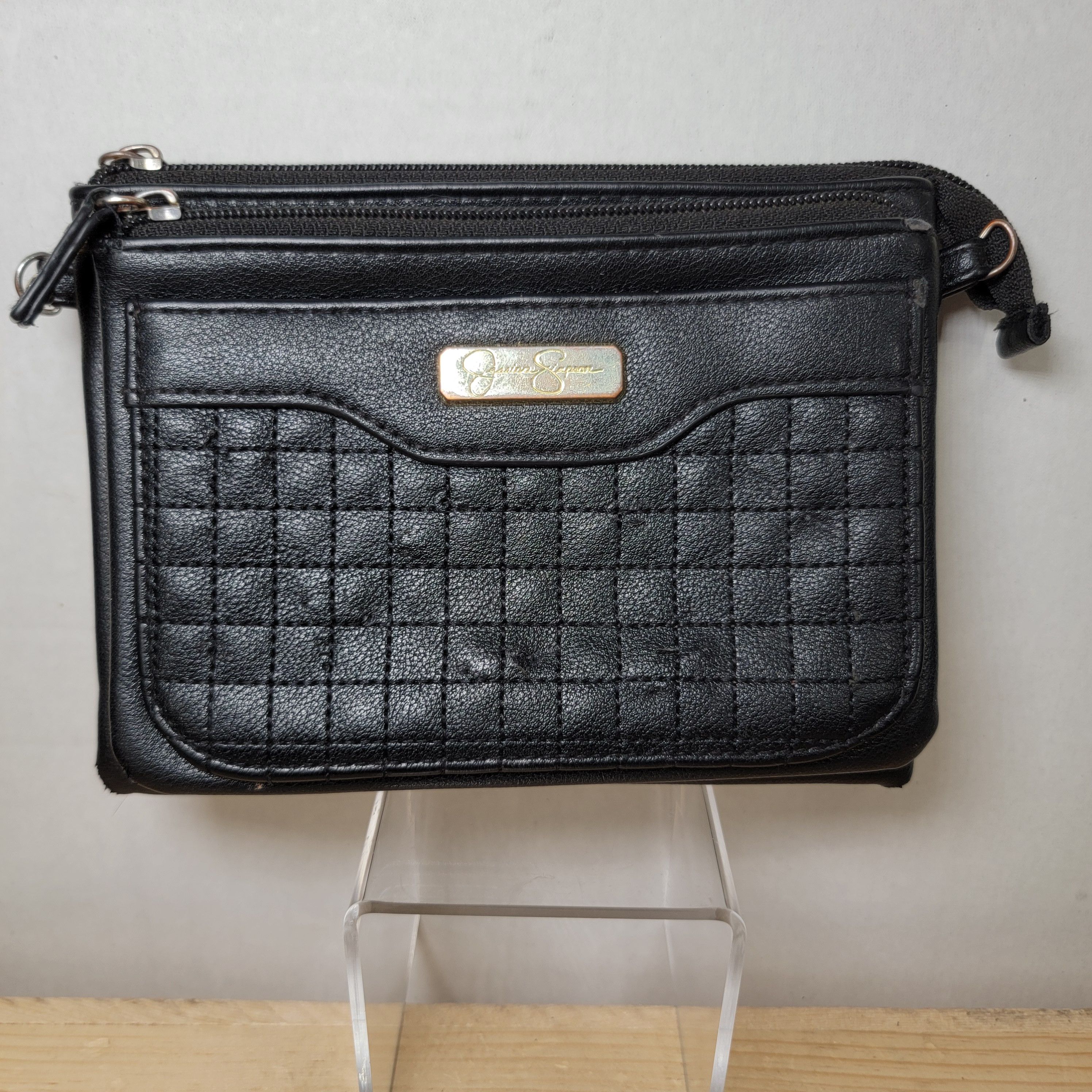 Jessica Simpson Jessica Simpson Black Mini Purse (No Straps) Size ONE SIZE - 1 Thumbnail