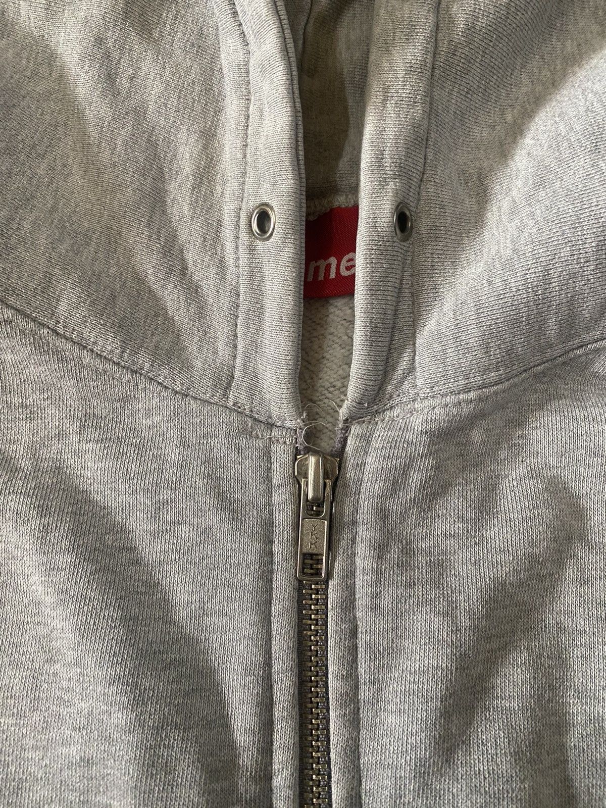 Hypebeast FIRE 🔥 VINTAGE SUPREME NY ZIP UP HOODIE DISTRESSED REWORK Size US L / EU 52-54 / 3 - 5 Thumbnail