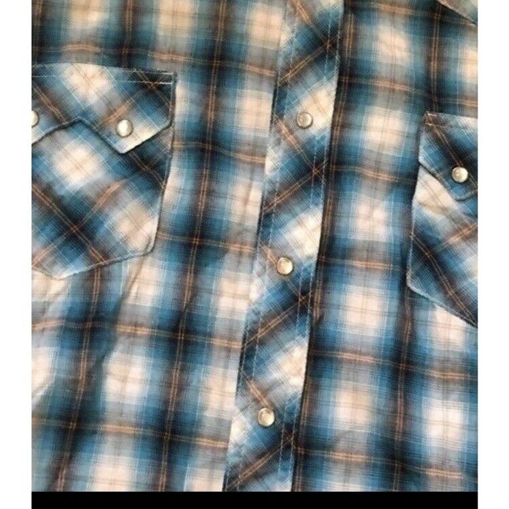 Wrangler Wrangler Western Snap Shirt Size 2XI Size US XXL / EU 58 / 5 - 3 Thumbnail