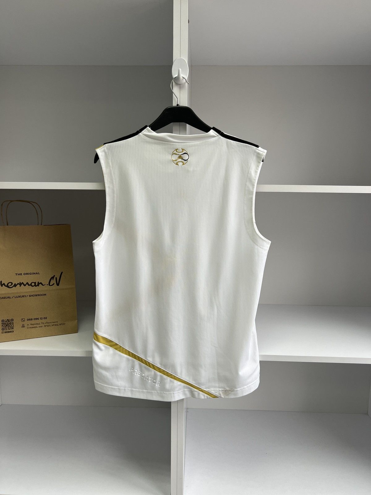 Adidas × Vintage Vintage Adidas Sleeveless Jersey Size US M / EU 48-50 / 2 - 13 Thumbnail