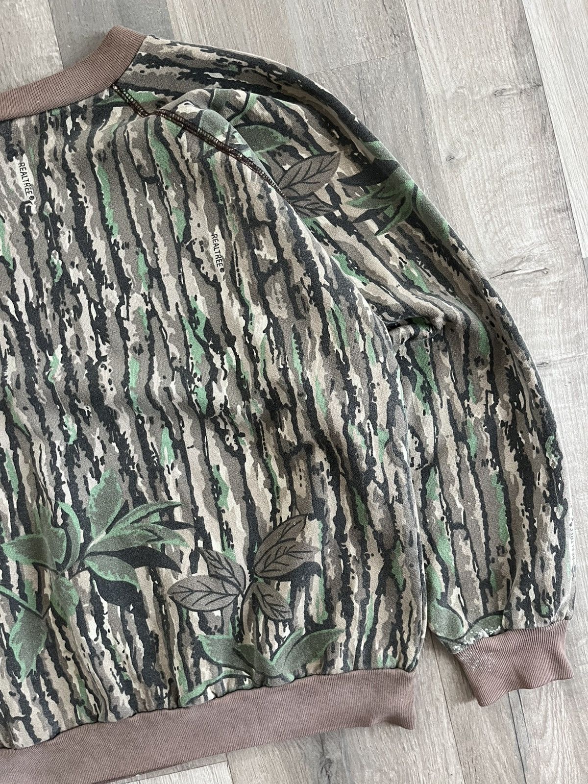 Liberty Vintage Liberty Real Tree Bark Camo Crewneck Size US M / EU 48-50 / 2 - 8 Thumbnail