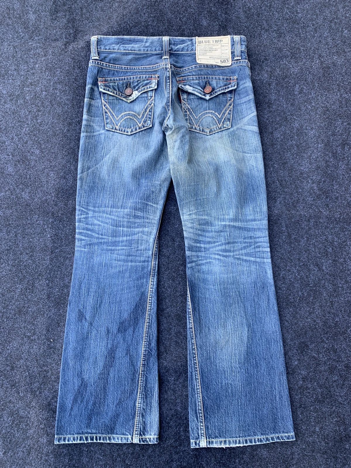 Edwin FLARE EDWIN 503 BLUE TRIP. SALE ONLY JAPAN 🇯🇵 Size US 32 / EU 48 - 2 Thumbnail