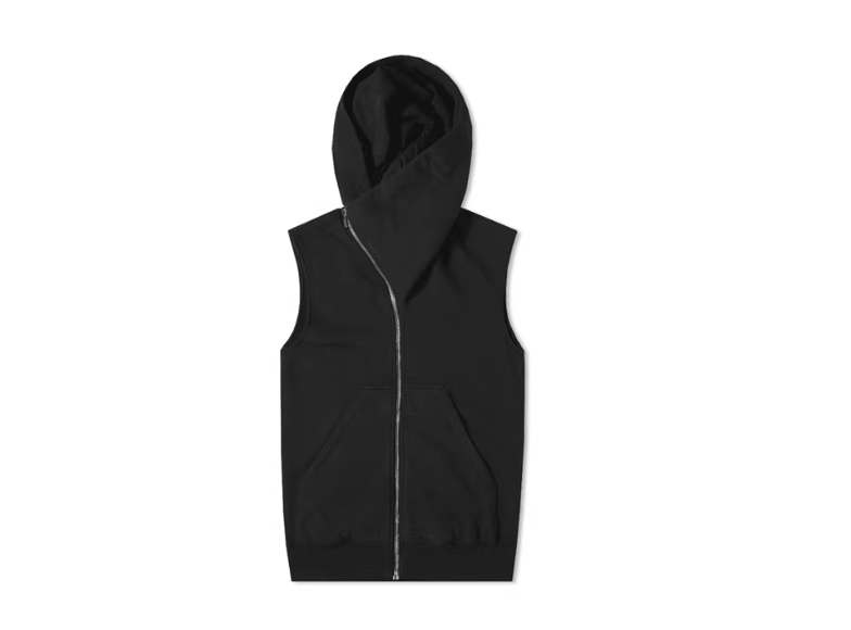Rick Owens DRKSHDW Men's Black Hooded Tank Top