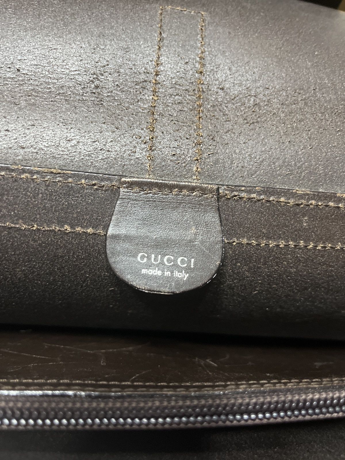 Gucci Gucci Vintage Leather Portfolio / Document Case Size ONE SIZE - 10 Thumbnail