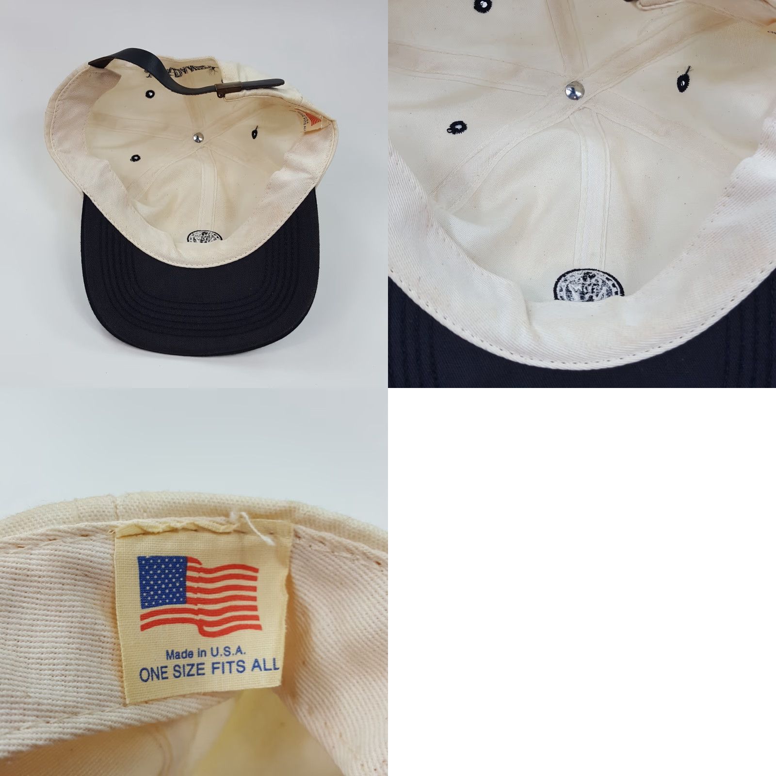 Etro VINTAGE Jack Daniel's Snapback Cap 90s Black Adjustable Baseball Hat Retro Beer Mens Size ONE SIZE - 8 Thumbnail