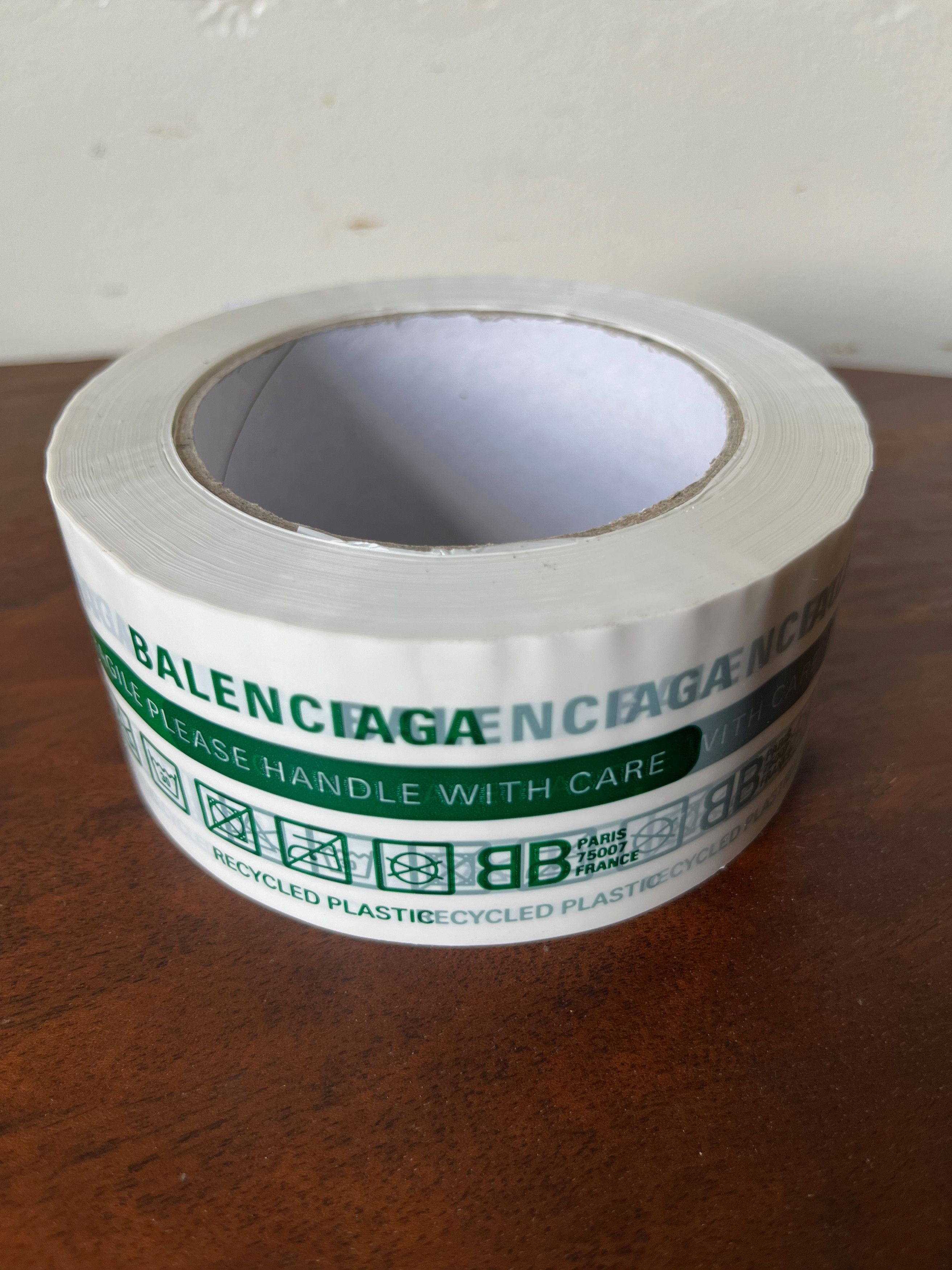 Balenciaga Balenciaga FW22 white/green packing tape object Size ONE SIZE - 2 Thumbnail
