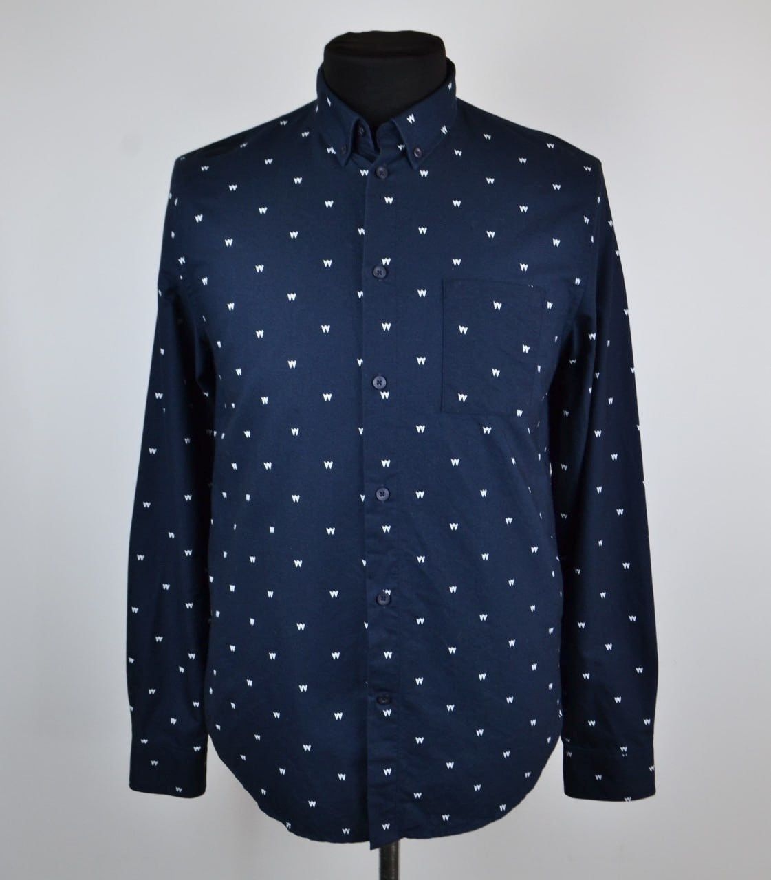 Wood Wood Wood Wood Shirt Mens Button Long Sleeve Size L Size US L / EU 52-54 / 3 - 1 Thumbnail