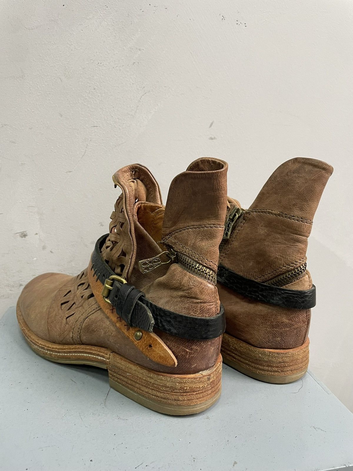 A.S.98 Ankle avant garde moto boots A.S. 98 rick owens style 90s Size US 6.5 / EU 39-40 - 7 Thumbnail