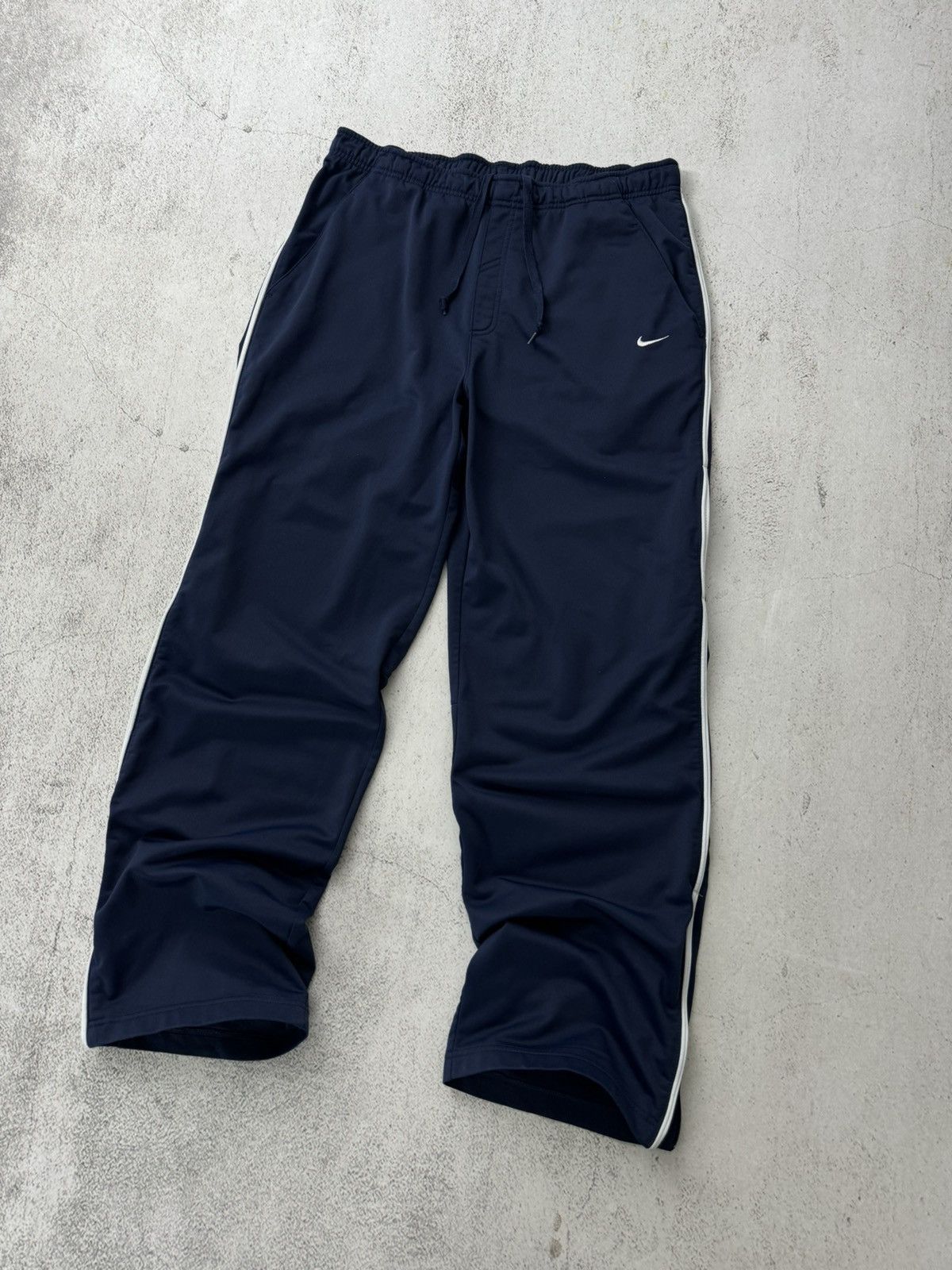 Vintage Nike Vintage Swoosh Y2K Blue Pants Size US 36 / EU 52 - 2 Thumbnail